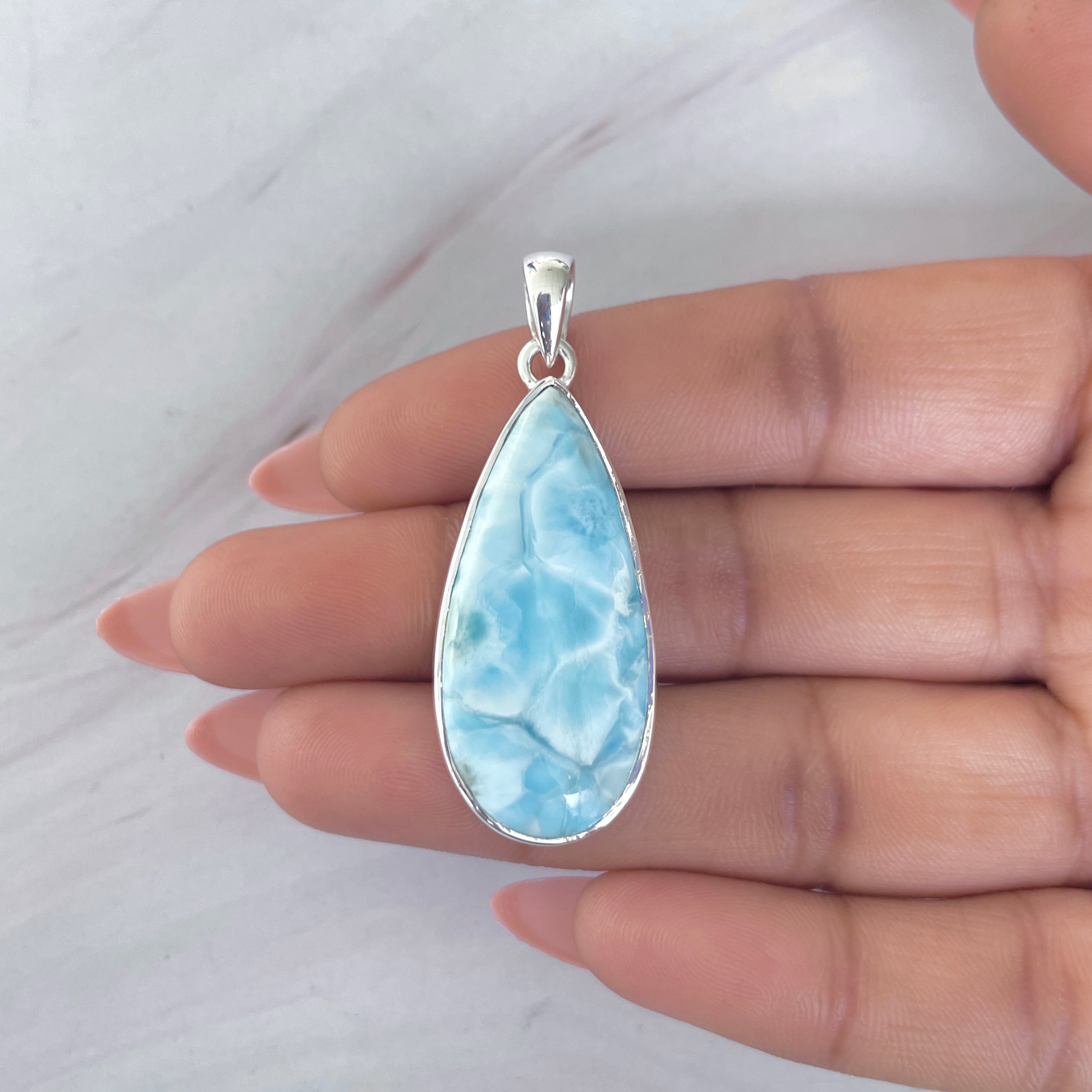 Larimar Pendant-(LAR-P-1974.)