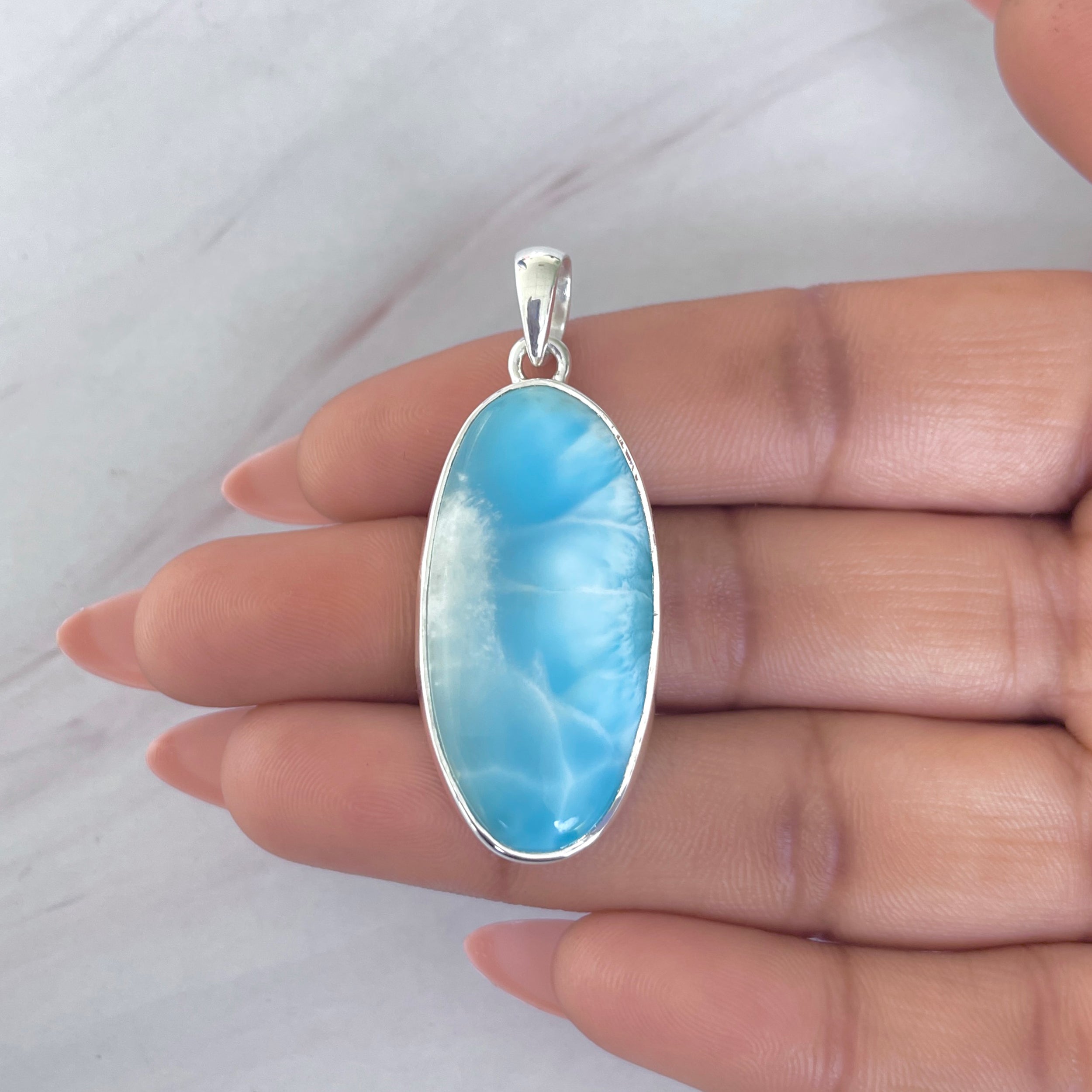 Larimar Pendant-(LAR-P-1975.)