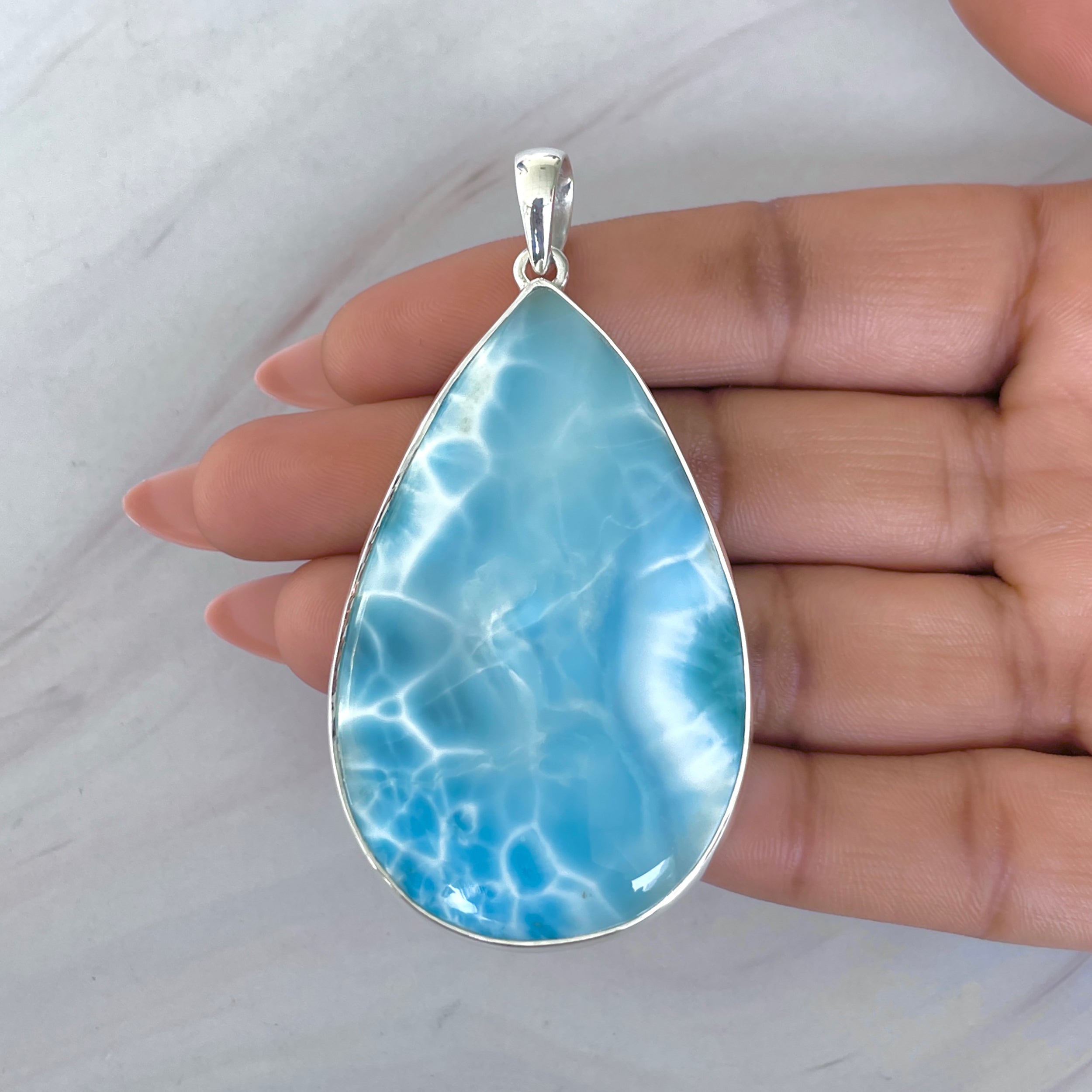 Larimar Pendant-(LAR-P-1979.)