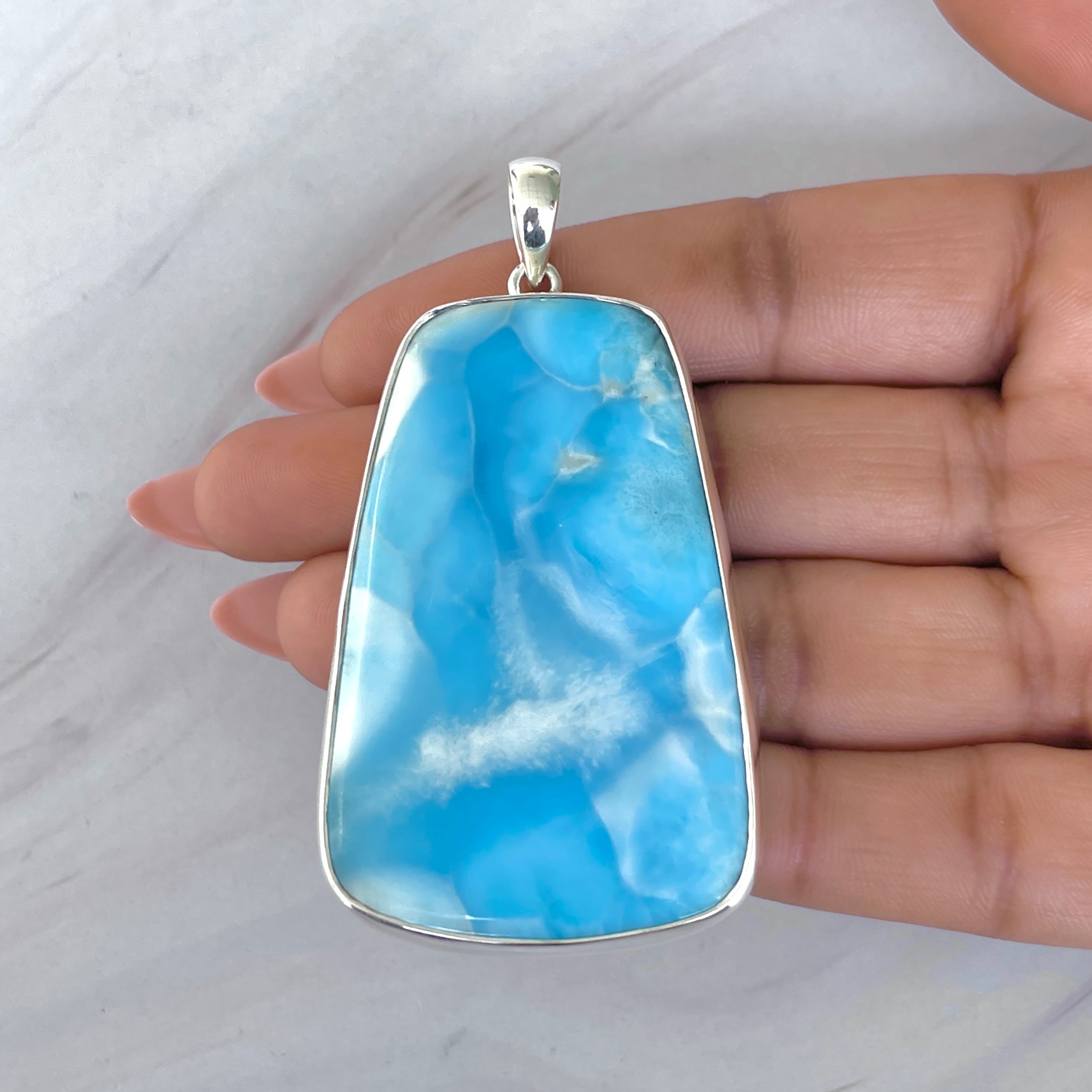 Larimar Pendant-(LAR-P-1980.)