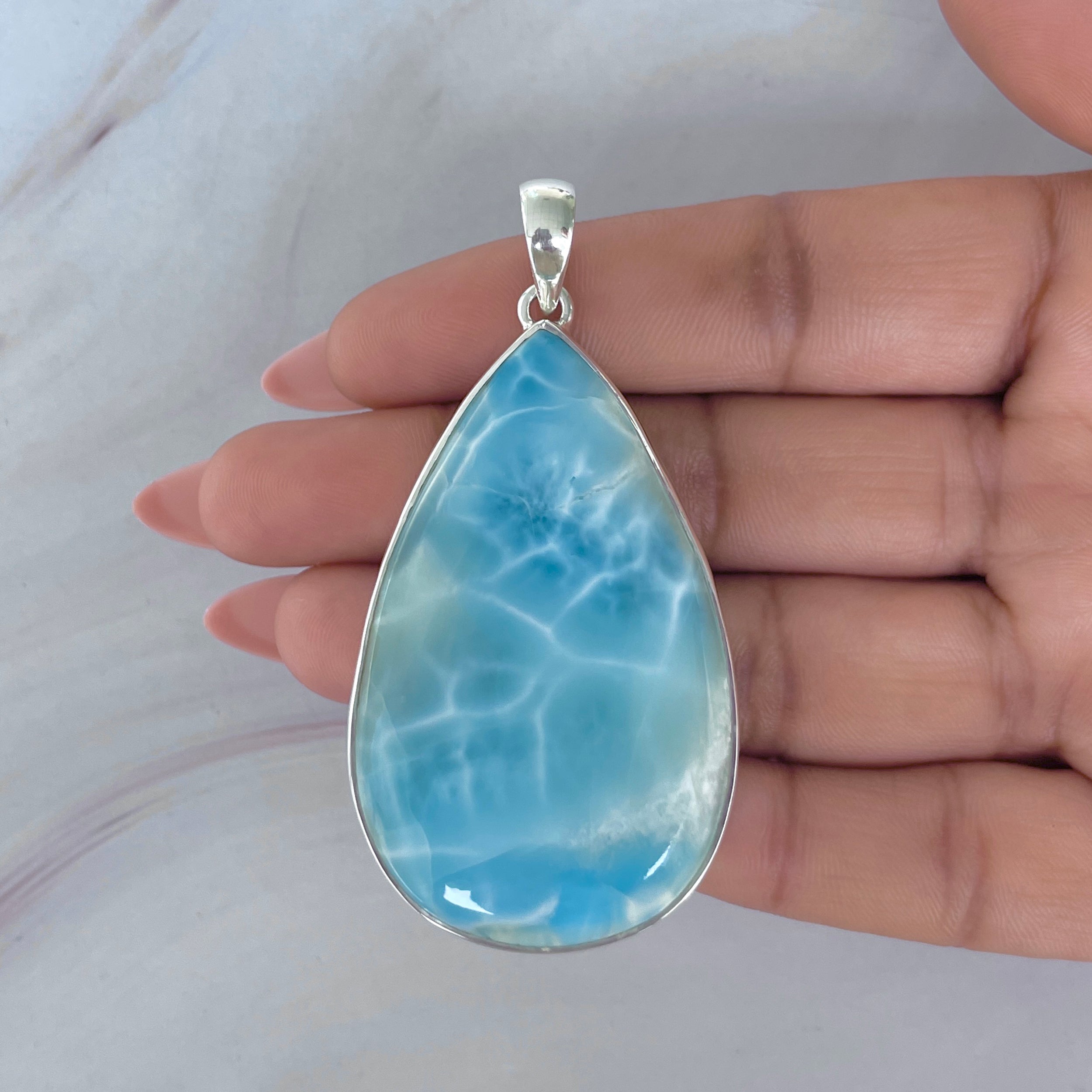 Larimar Pendant-(LAR-P-1981.)