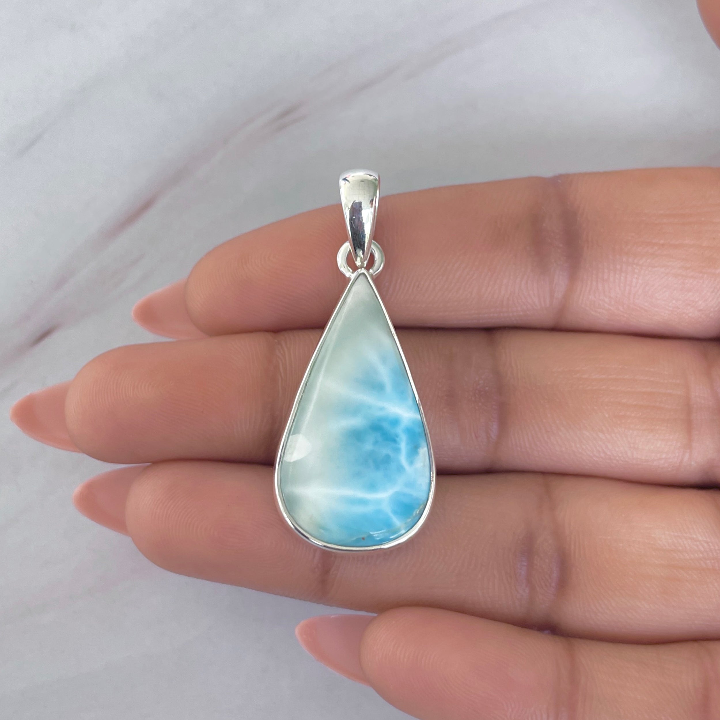 Larimar Pendant-(LAR-P-1982.)