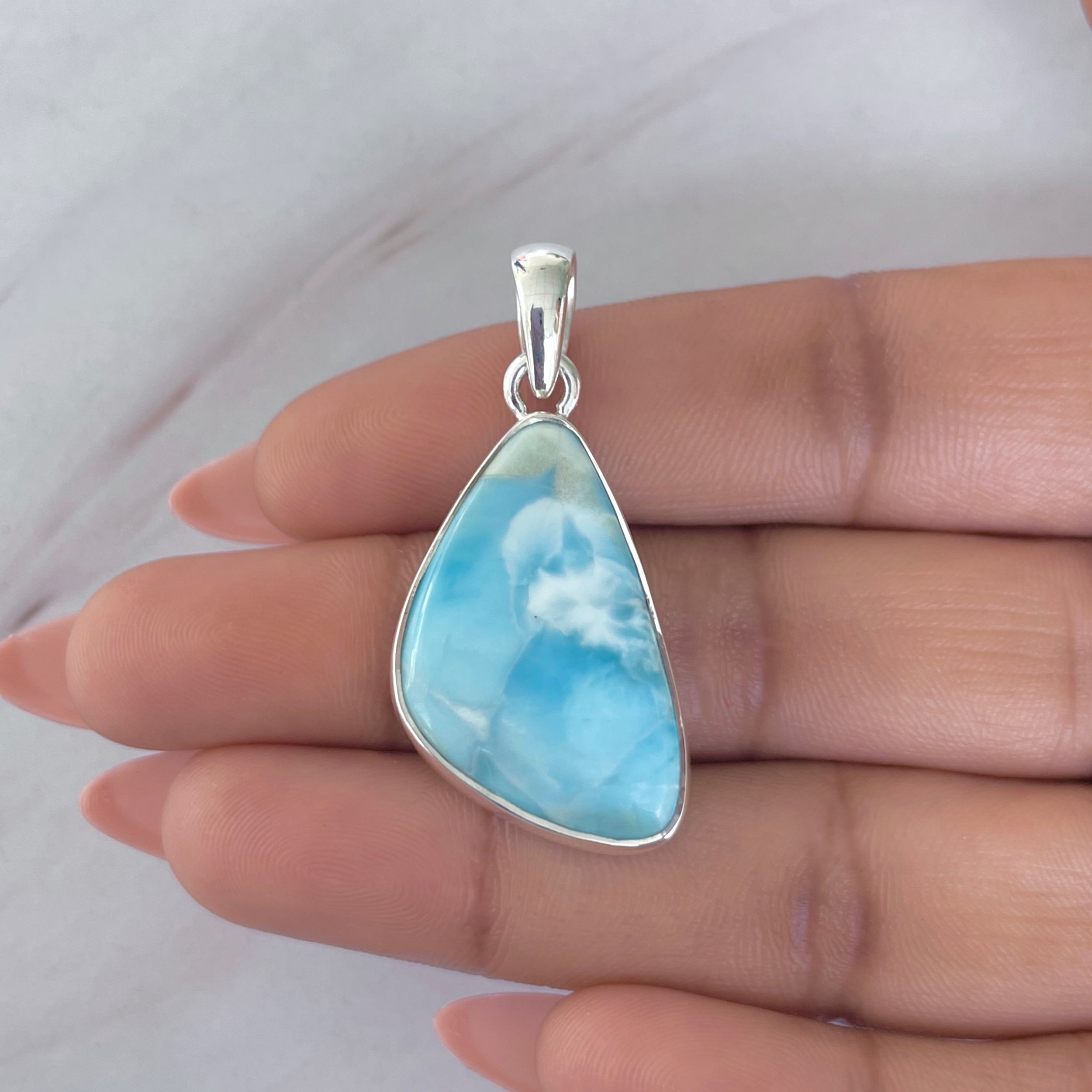 Larimar Pendant-(LAR-P-1984.)