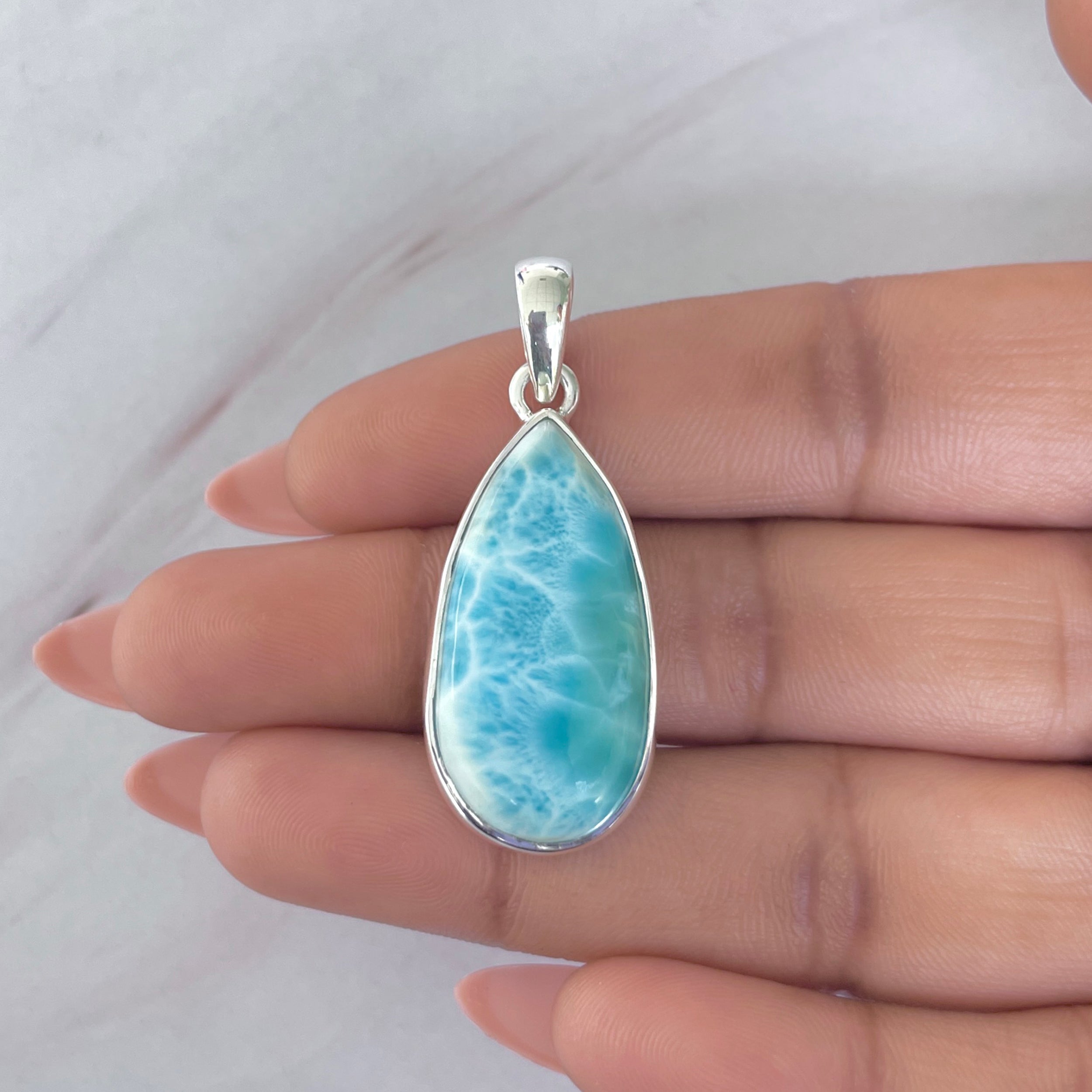 Larimar Pendant-(LAR-P-1985.)