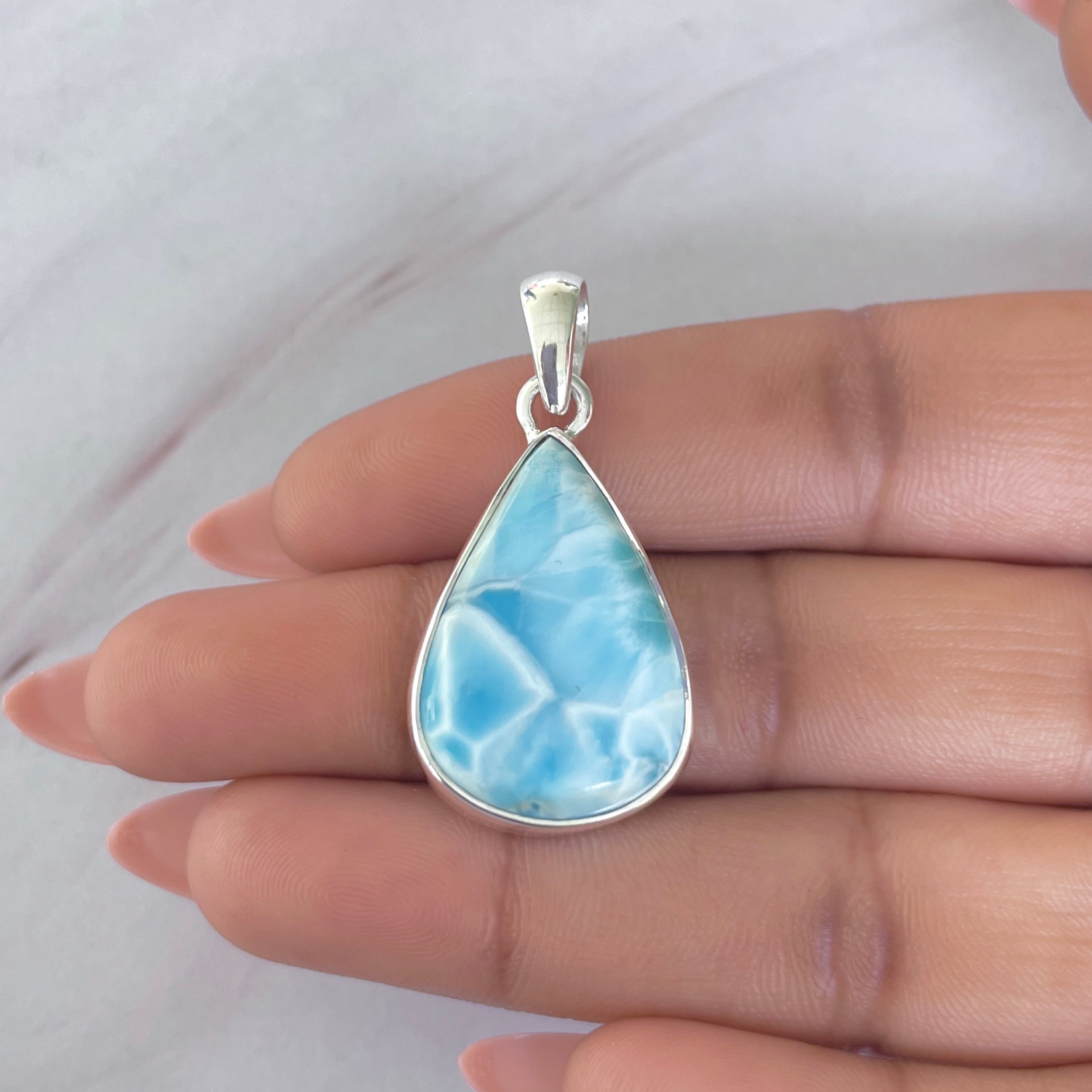 Larimar Pendant-(LAR-P-1989.)