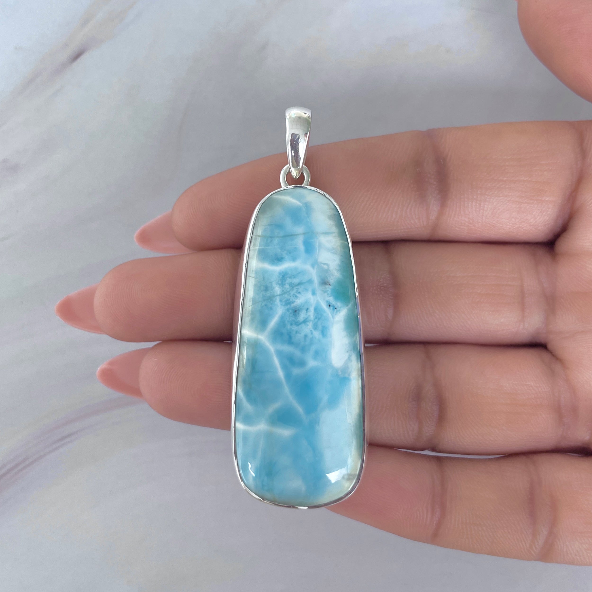 Larimar Pendant-(LAR-P-1990.)