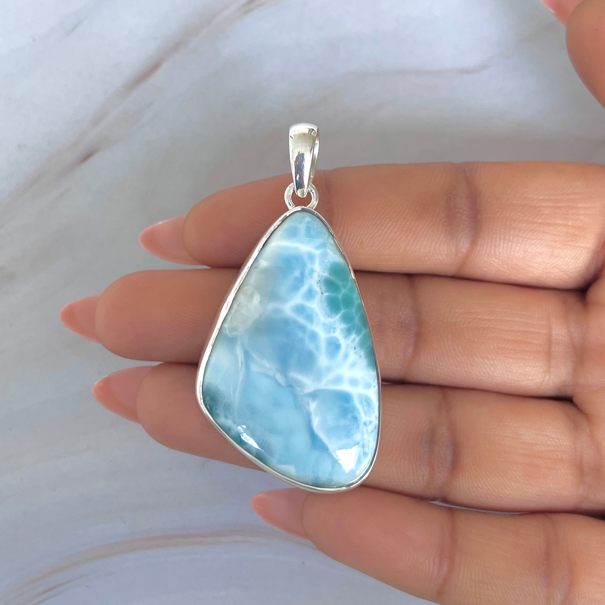 Larimar Pendant-(LAR-P-1993.)