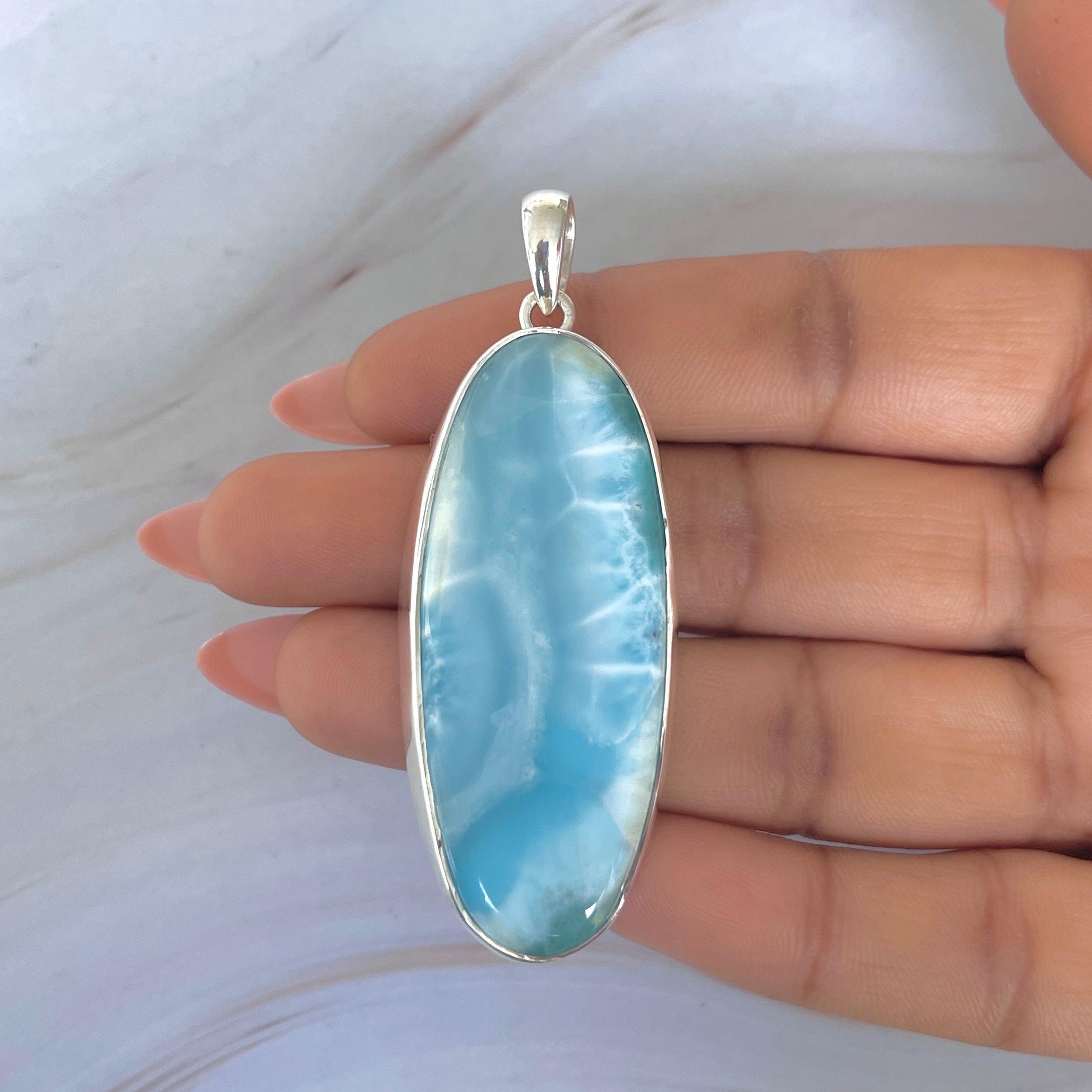 Larimar Pendant-(LAR-P-1994.)