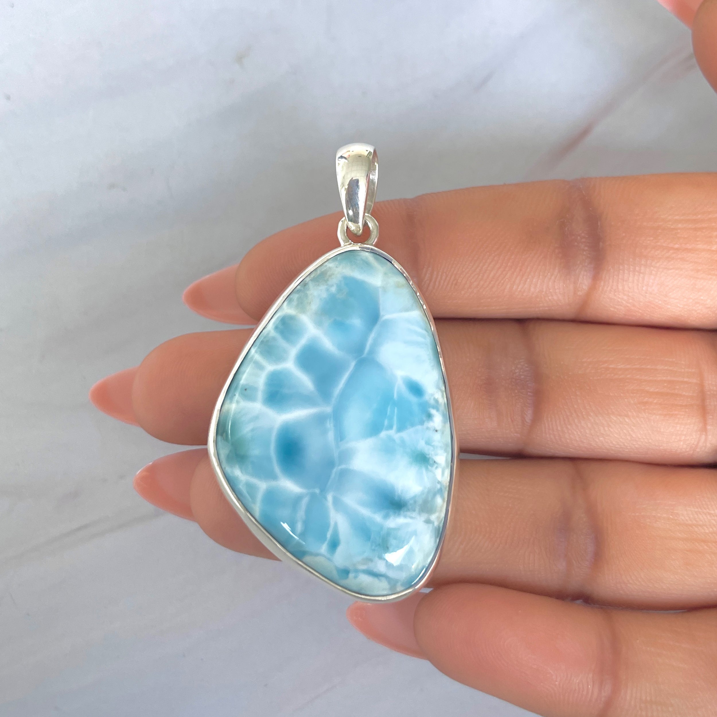 Larimar Pendant-(LAR-P-1995.)