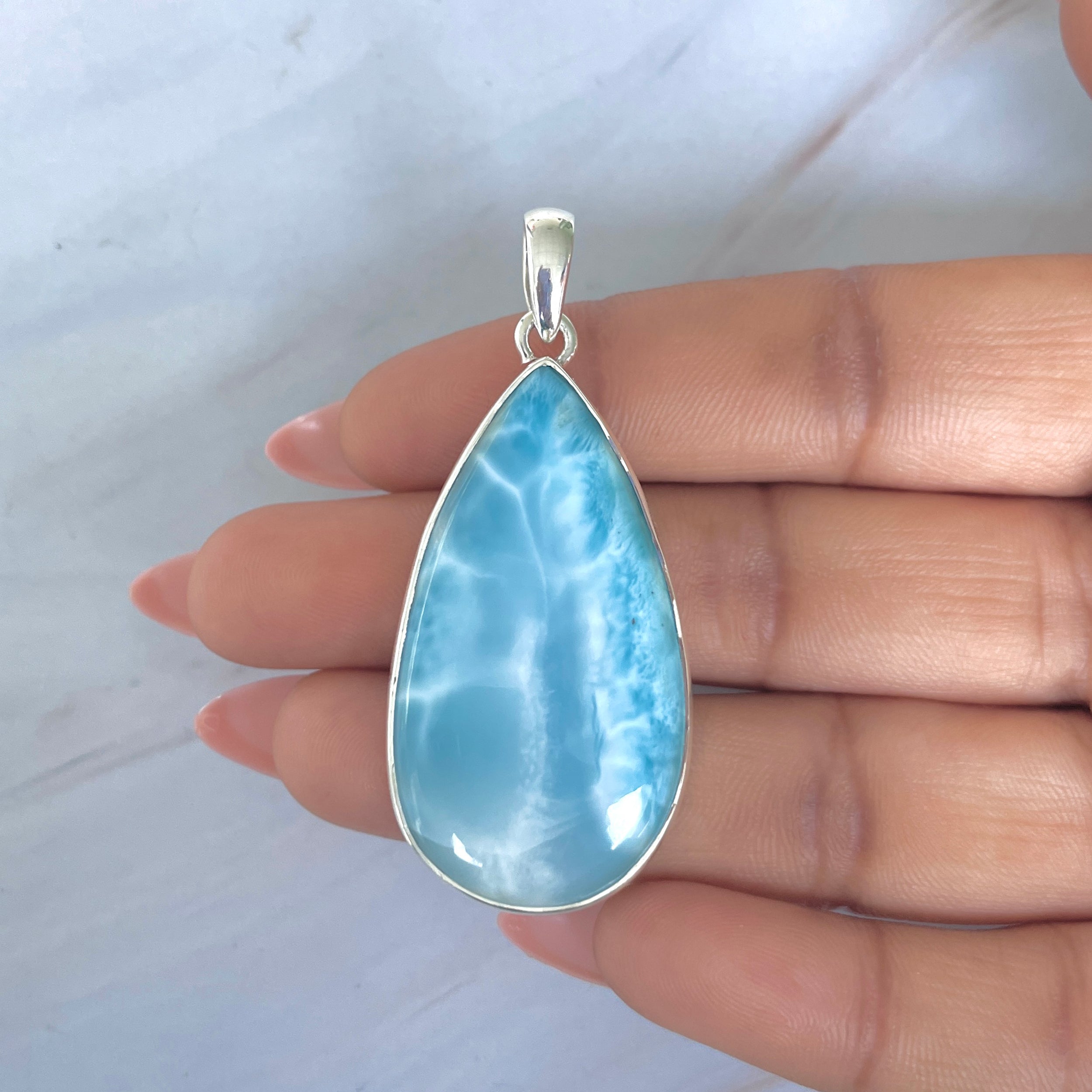 Larimar Pendant-(LAR-P-1996.)