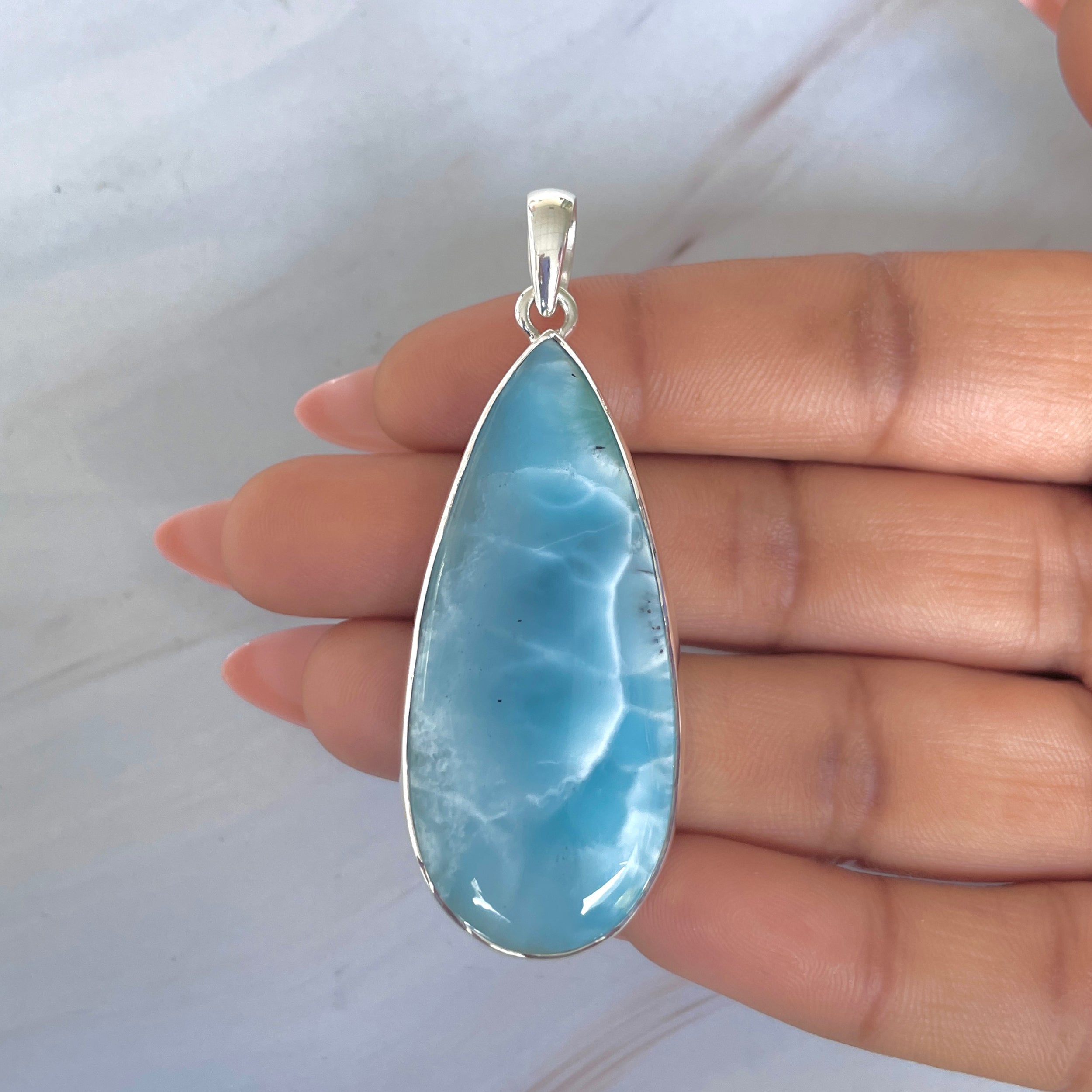Larimar Pendant-(LAR-P-1997.)