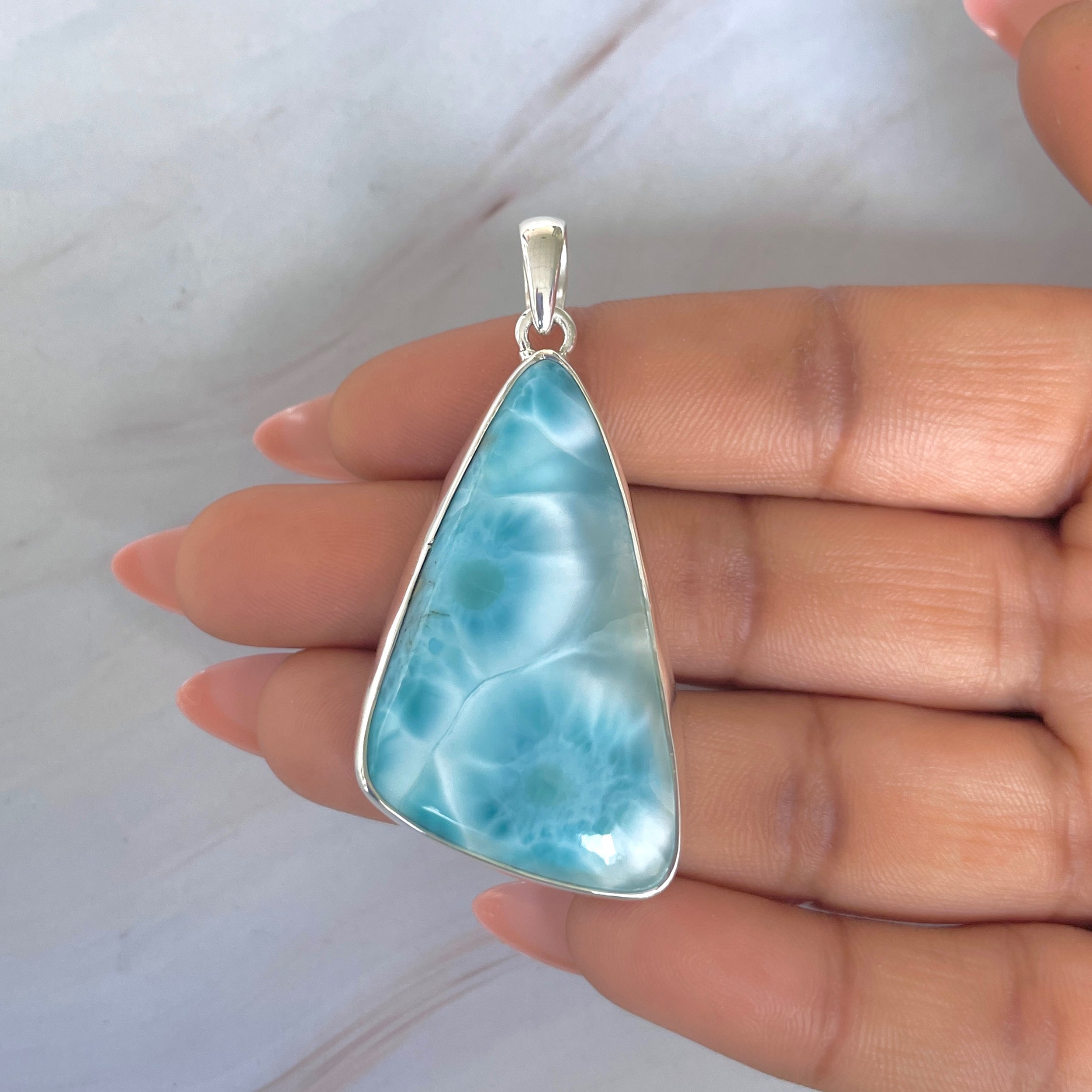 Larimar Pendant-(LAR-P-1998.)