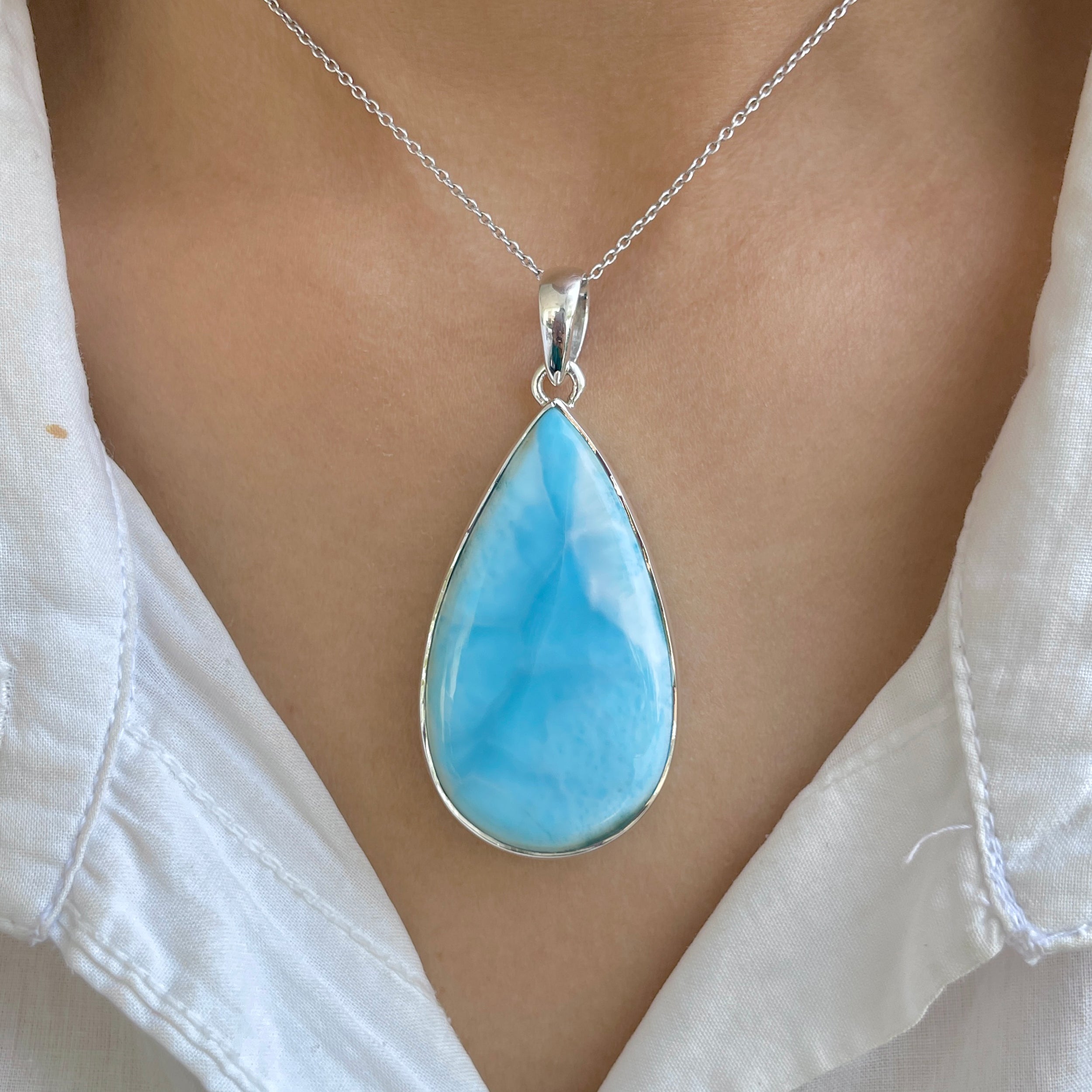 Larimar Pendant-(LAR-P-2001.)