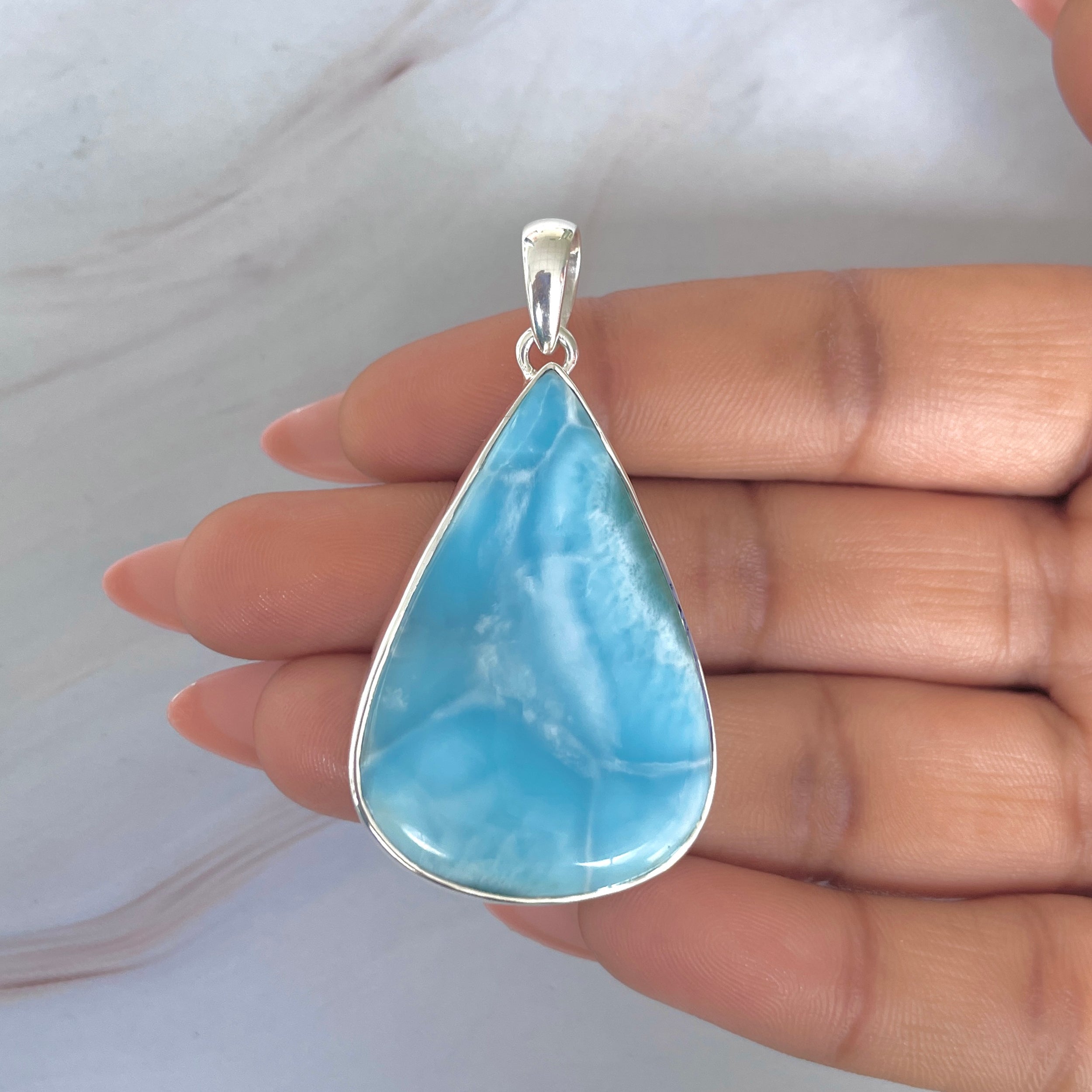 Larimar Pendant-(LAR-P-2002.)