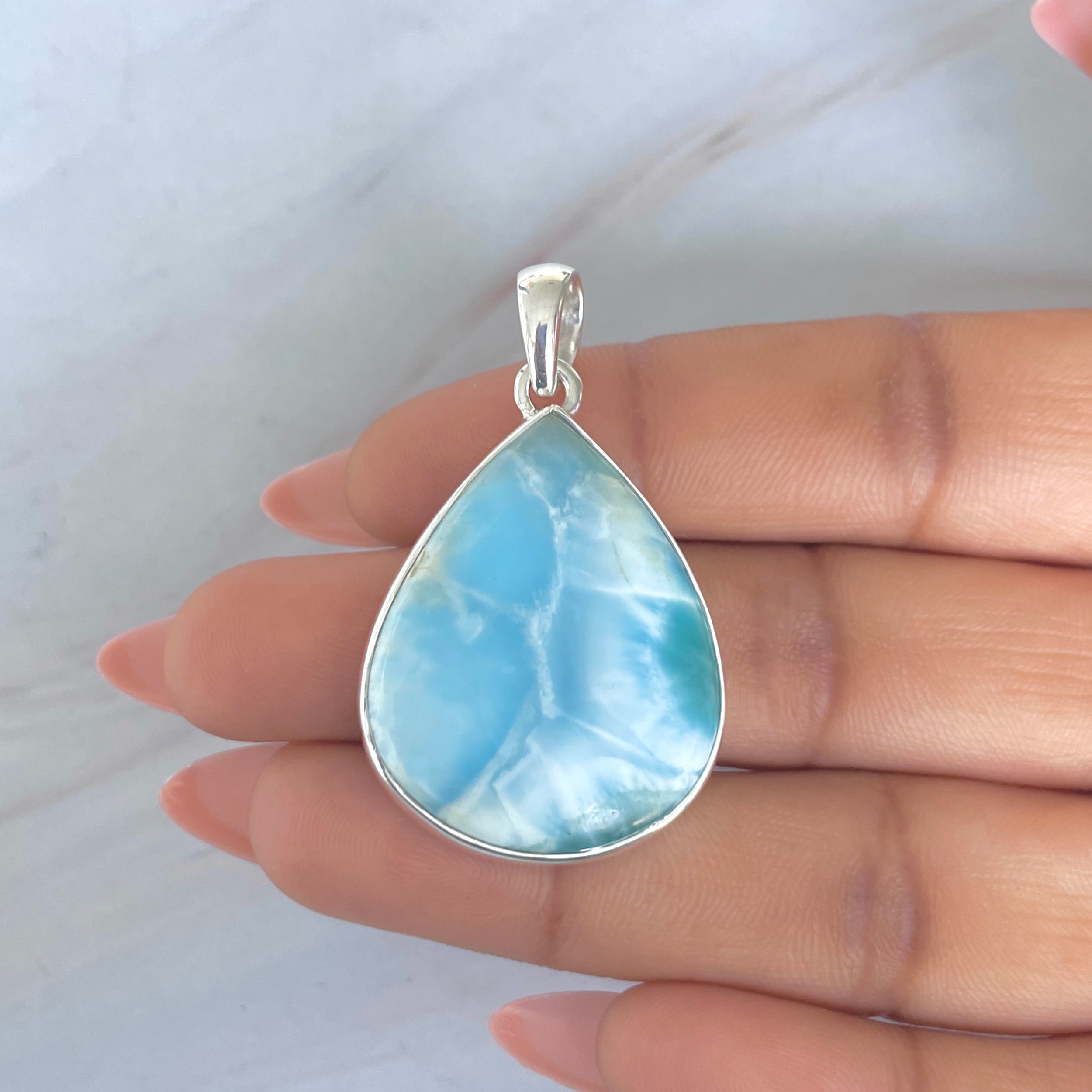 Larimar Pendant-(LAR-P-2005.)