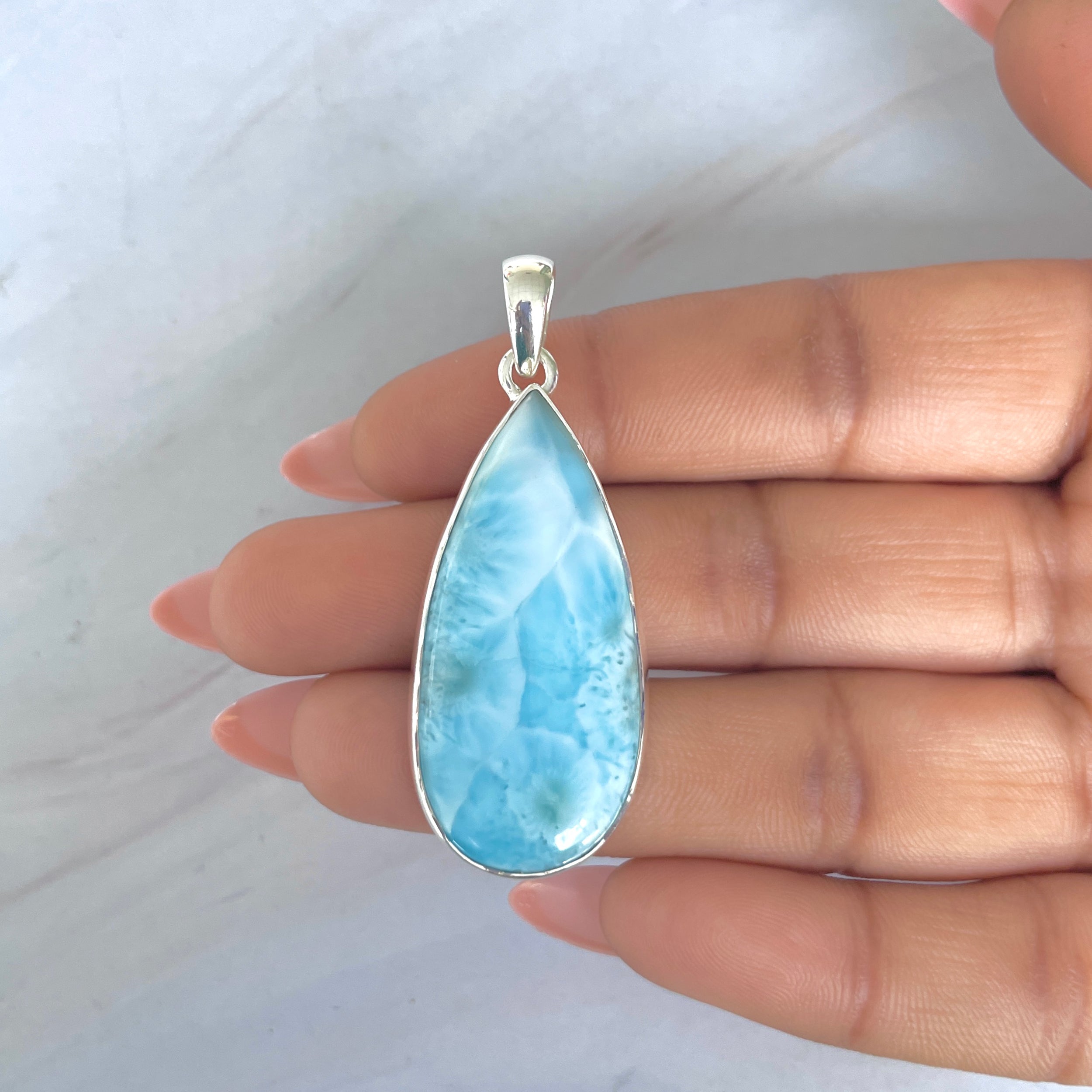 Larimar Pendant-(LAR-P-2007.)