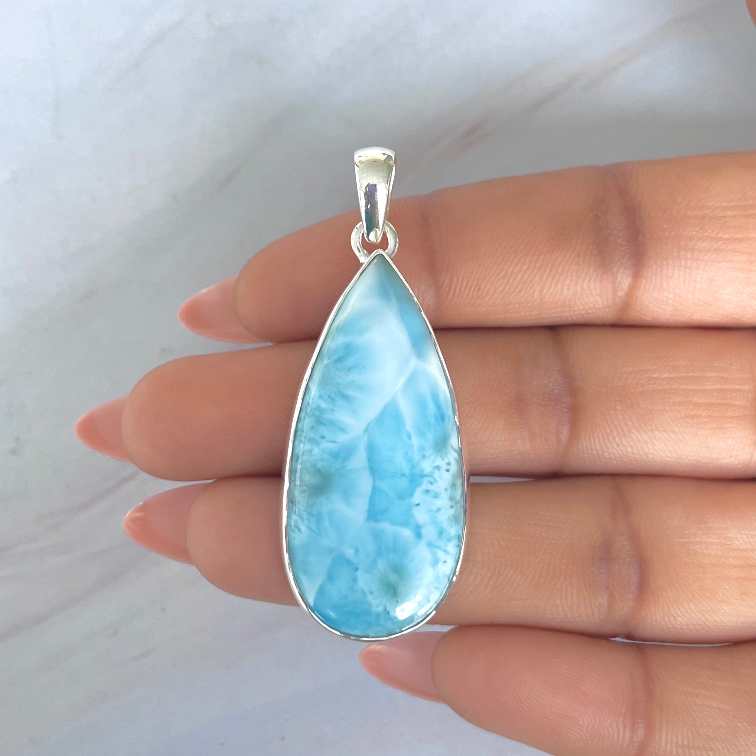 Larimar Pendant-(LAR-P-2007.)