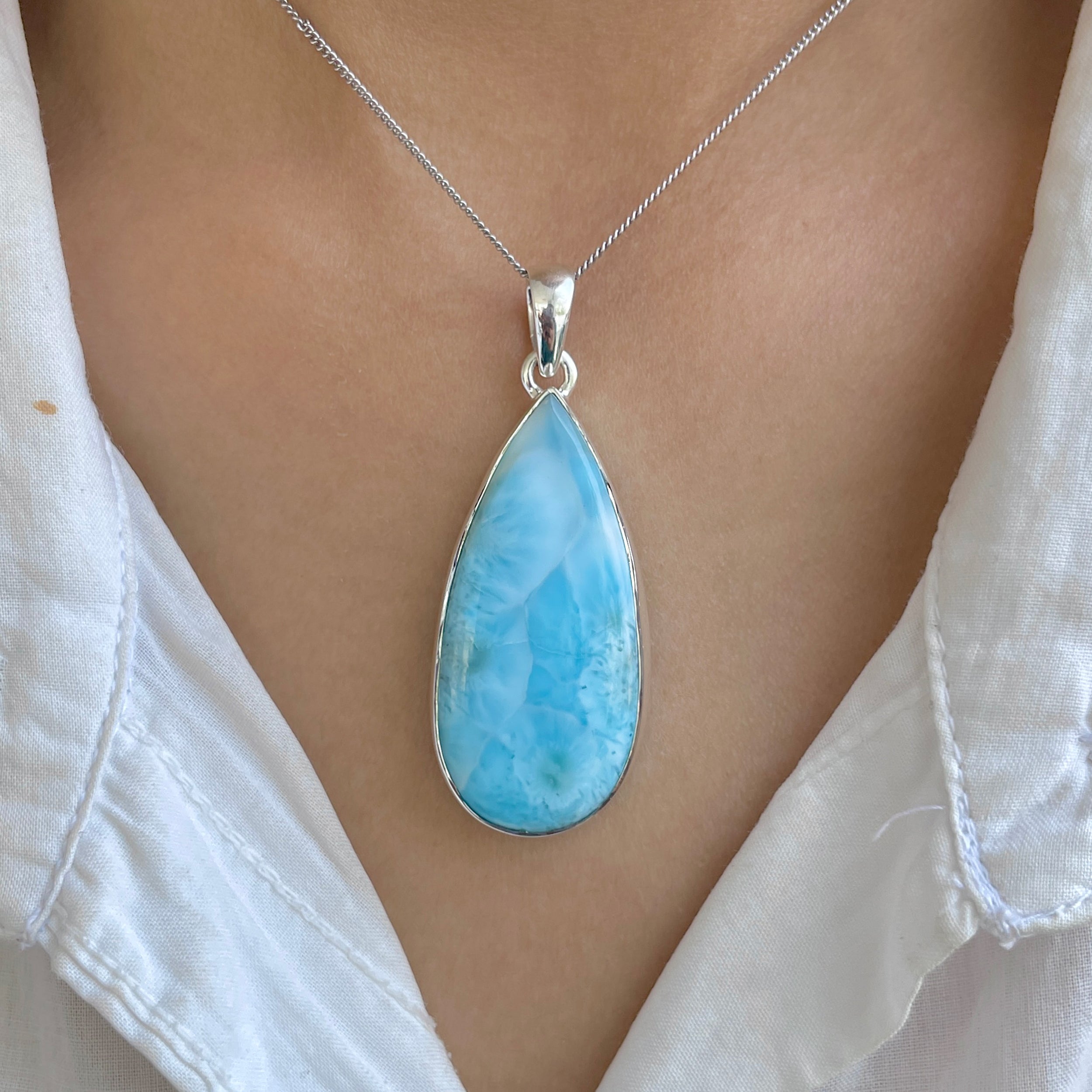 Larimar Pendant-(LAR-P-2007.)