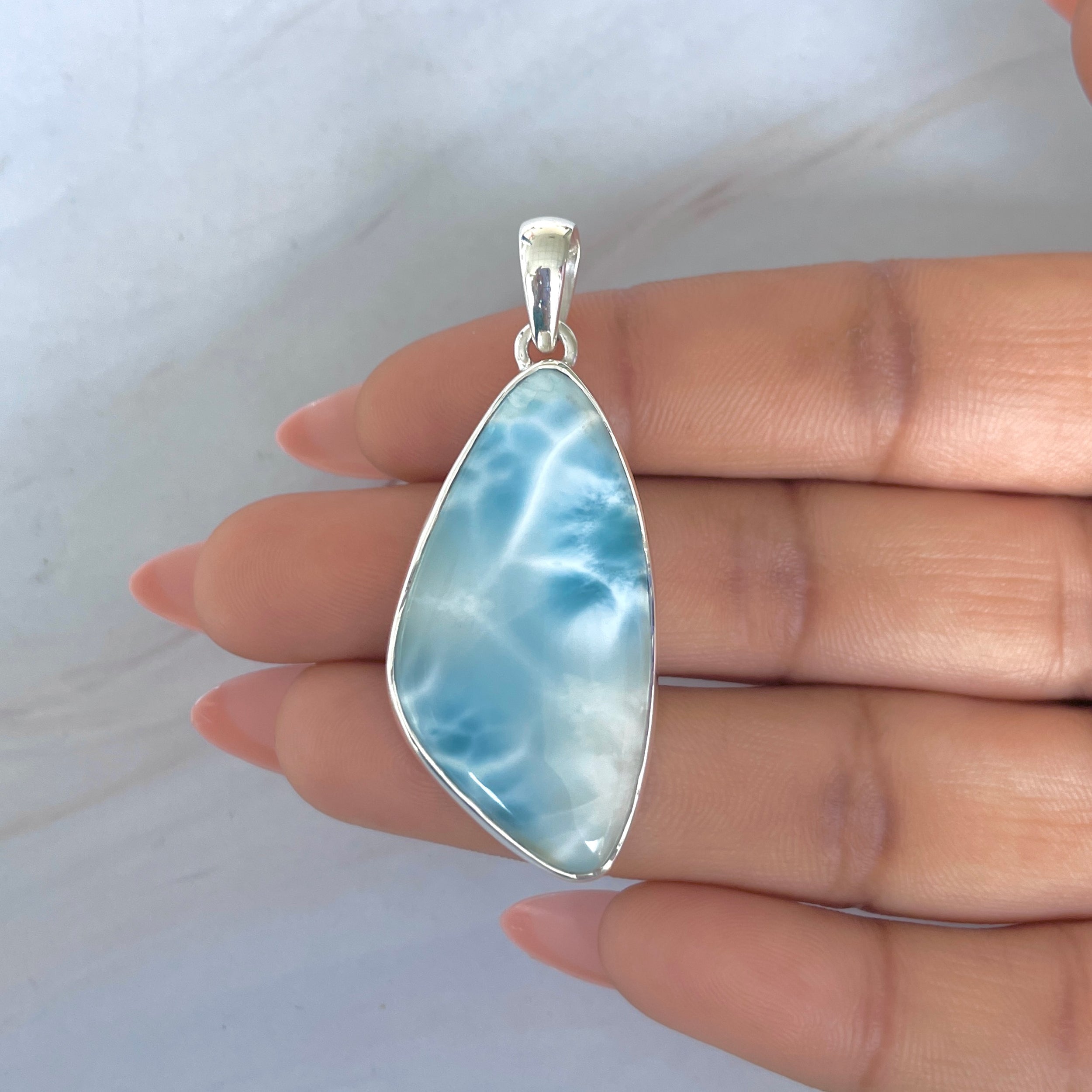 Larimar Pendant-(LAR-P-2008.)