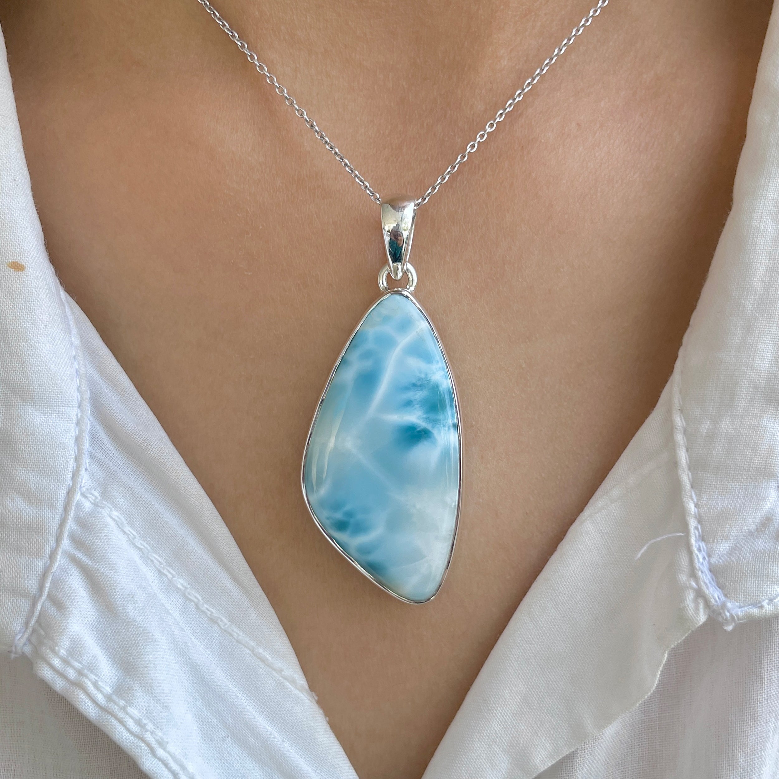 Larimar Pendant-(LAR-P-2008.)