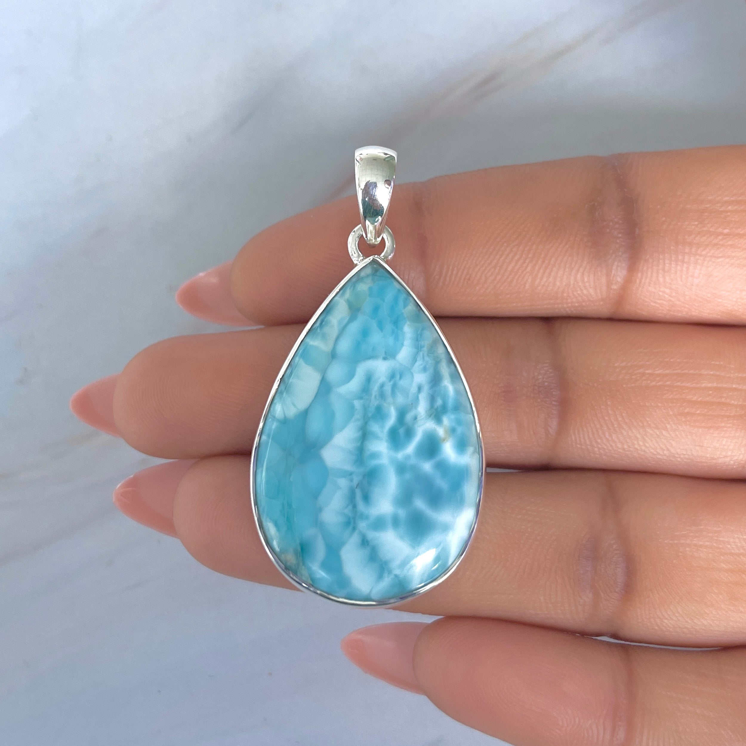 Larimar Pendant-(LAR-P-2009.)