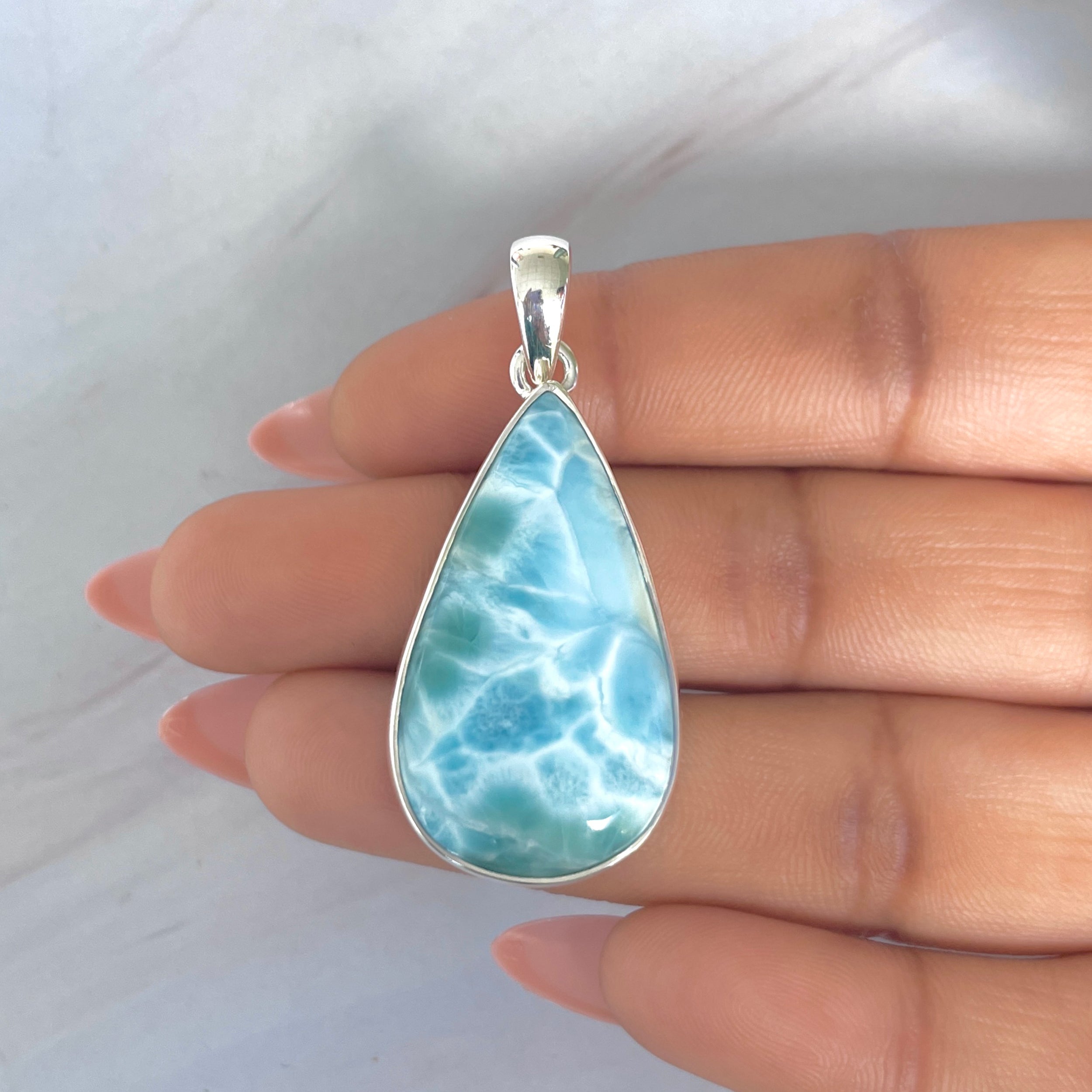 Larimar Pendant-(LAR-P-2013.)