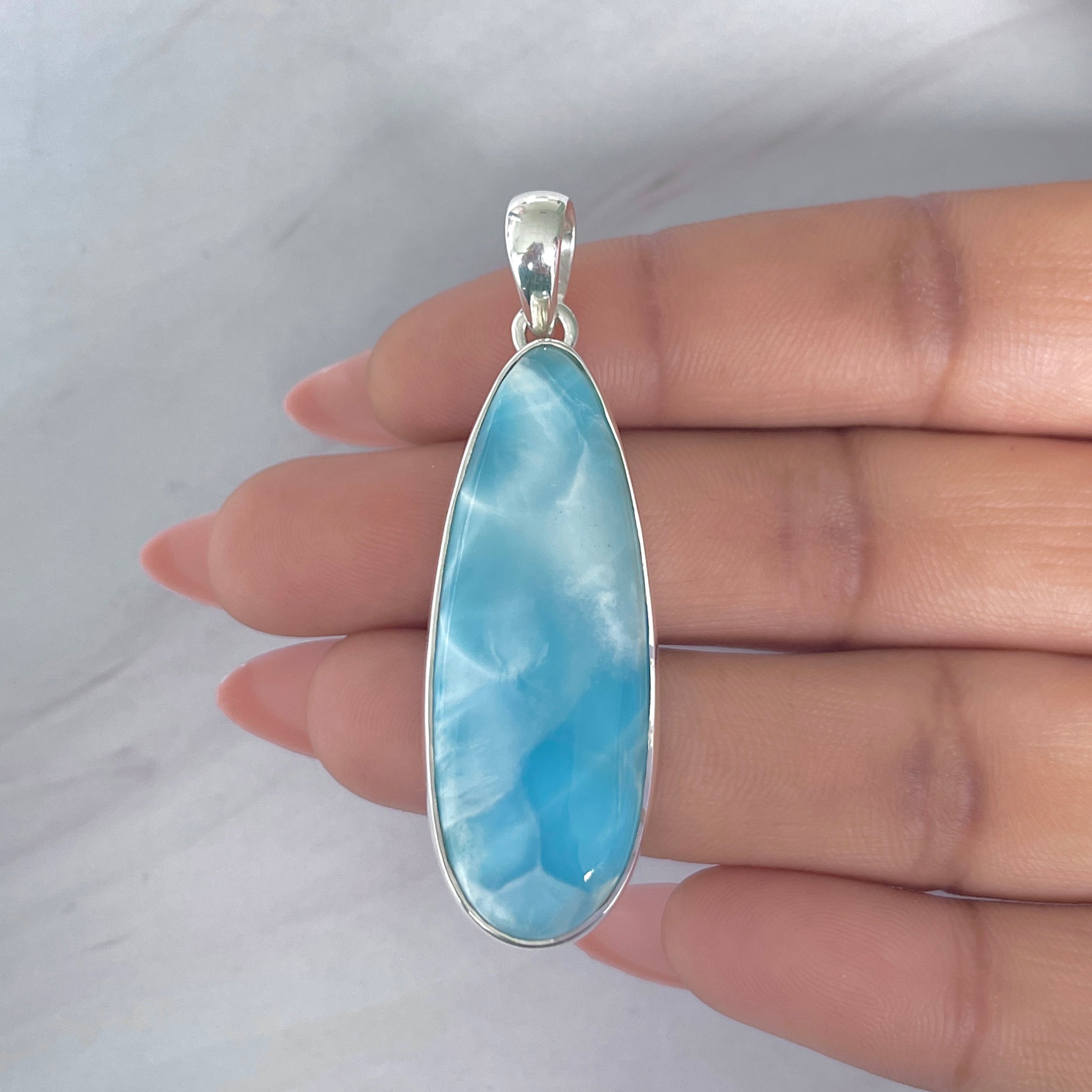 Larimar Pendant-(LAR-P-2015.)