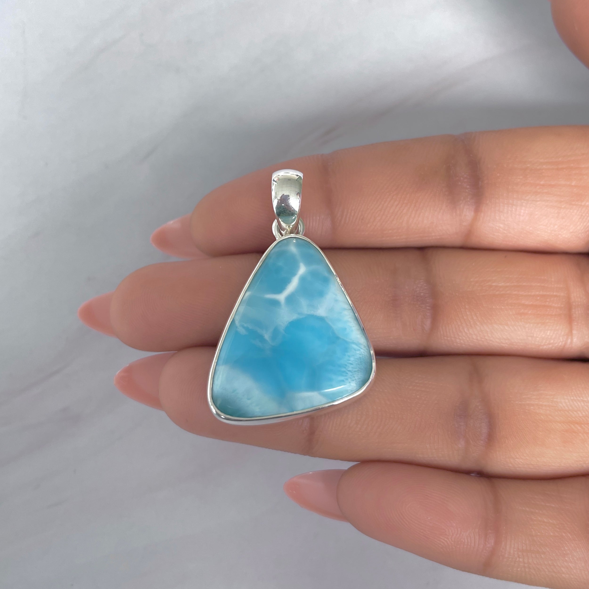 Larimar Pendant-(LAR-P-2017.)