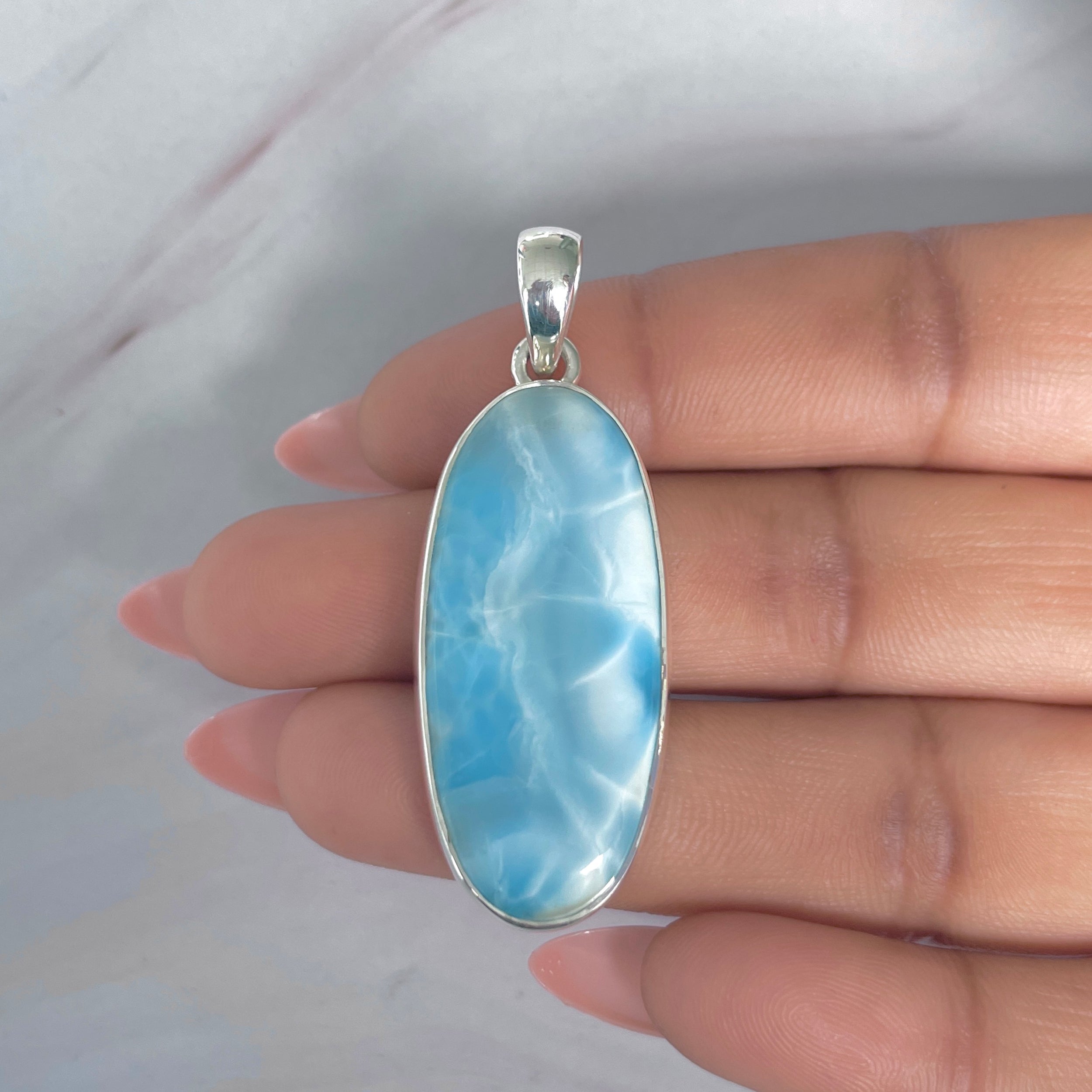 Larimar Pendant-(LAR-P-2022.)