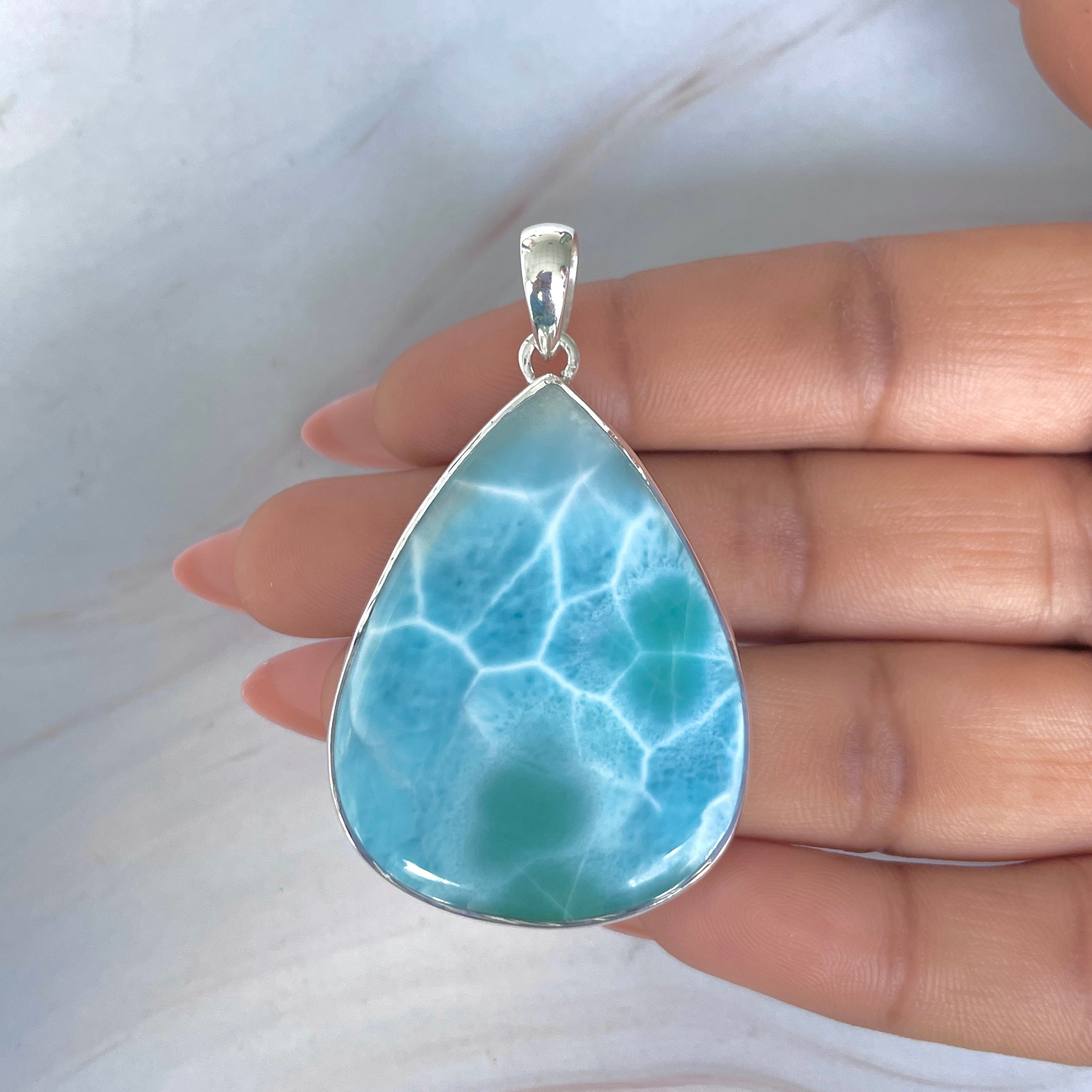 Larimar Pendant-(LAR-P-2026.)