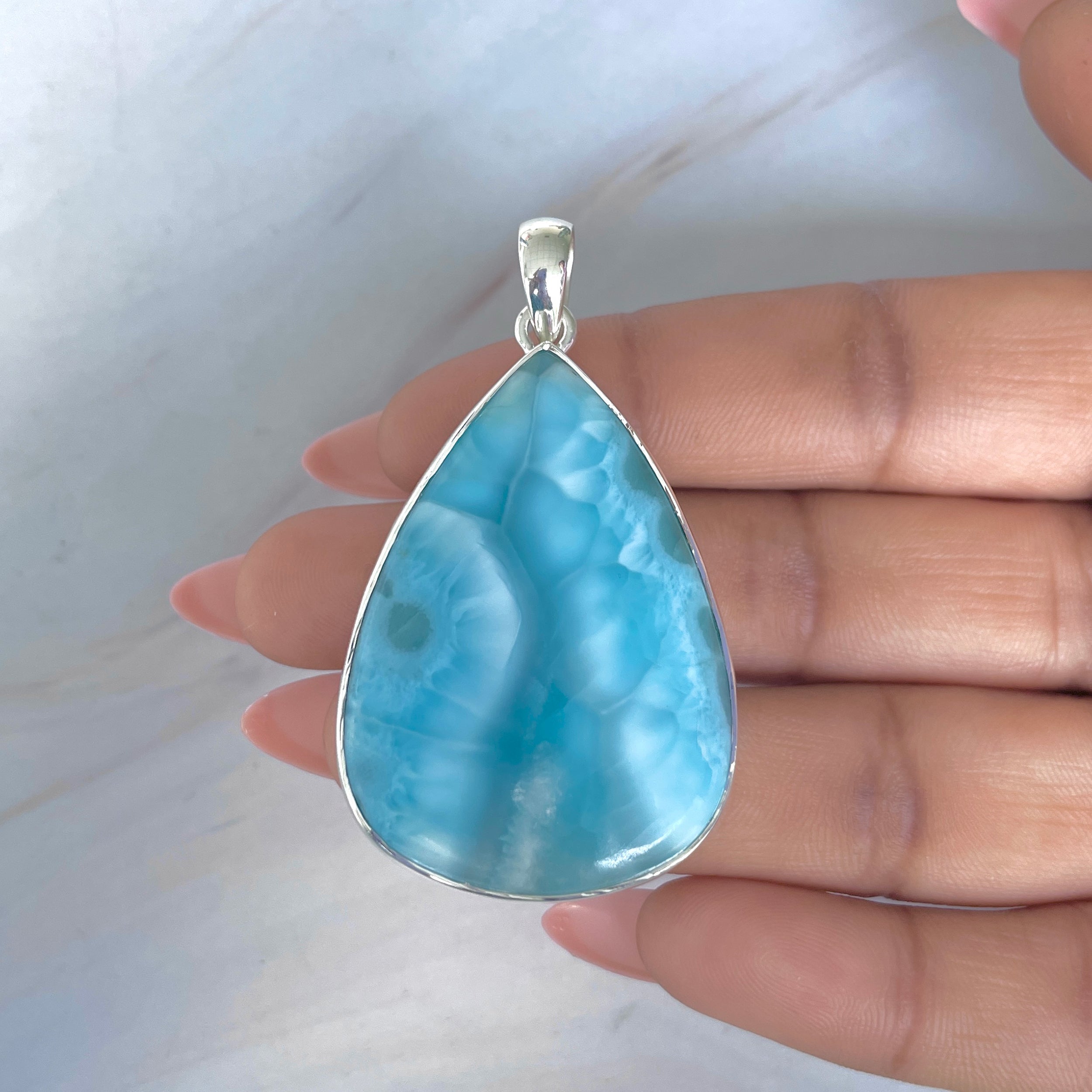 Larimar Pendant-(LAR-P-2027.)