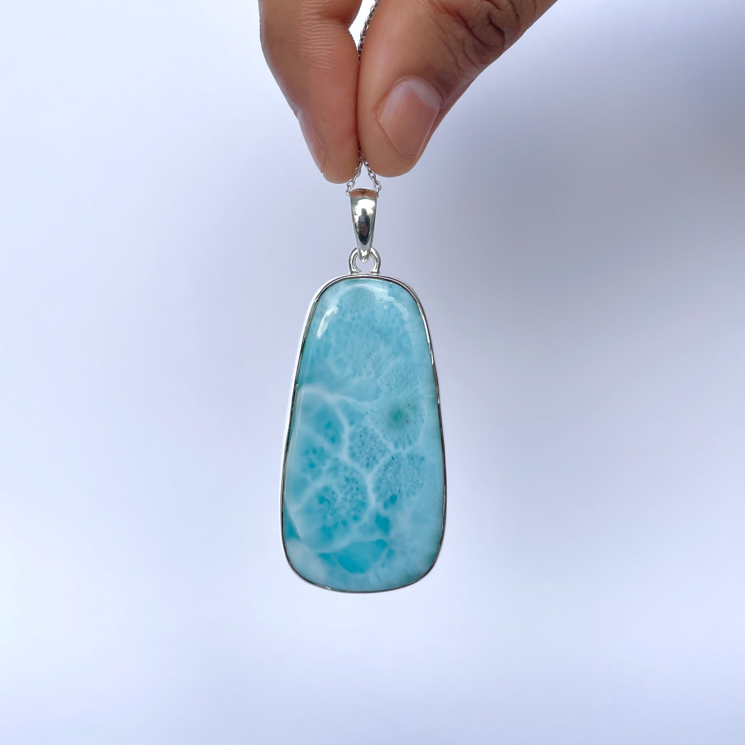 Larimar Pendant-(LAR-P-2028.)