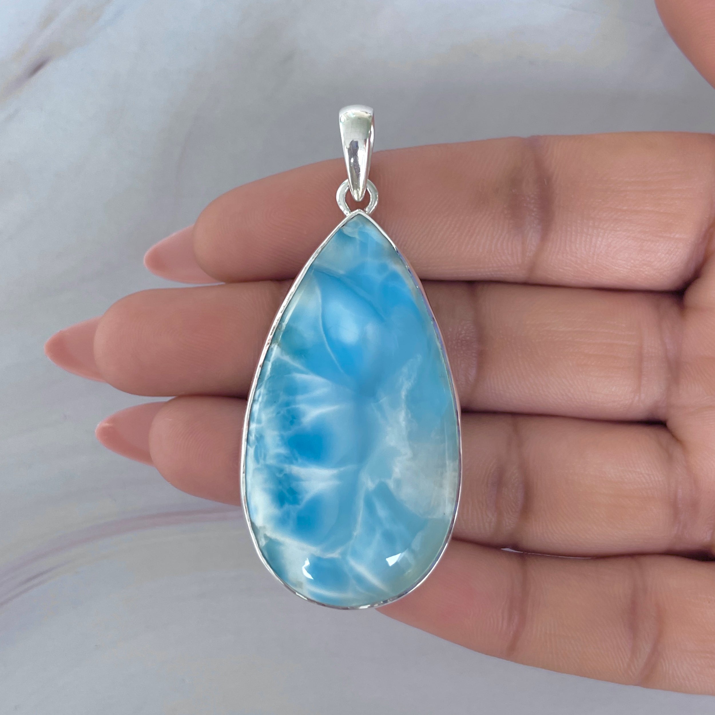 Larimar Pendant-(LAR-P-2030.)
