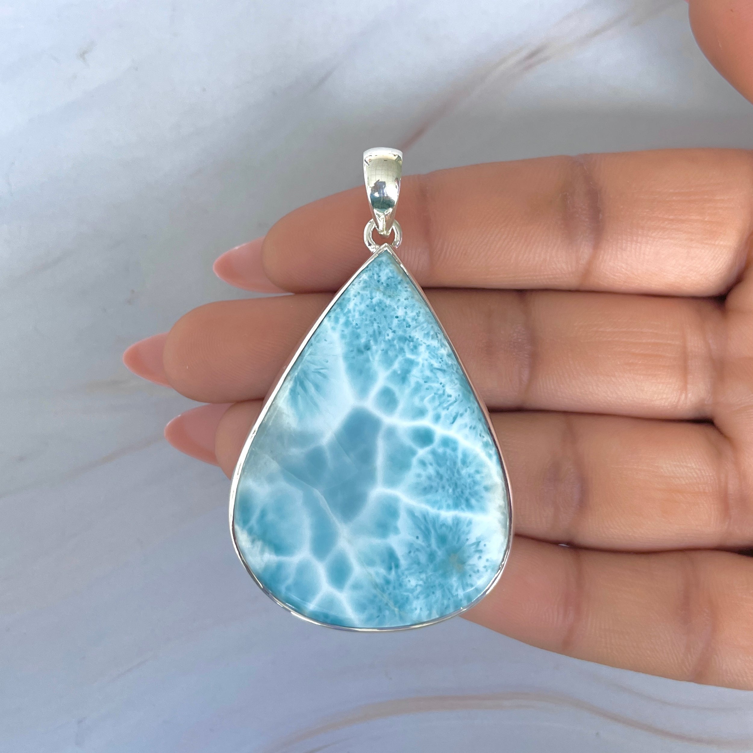 Larimar Pendant-(LAR-P-2033.)