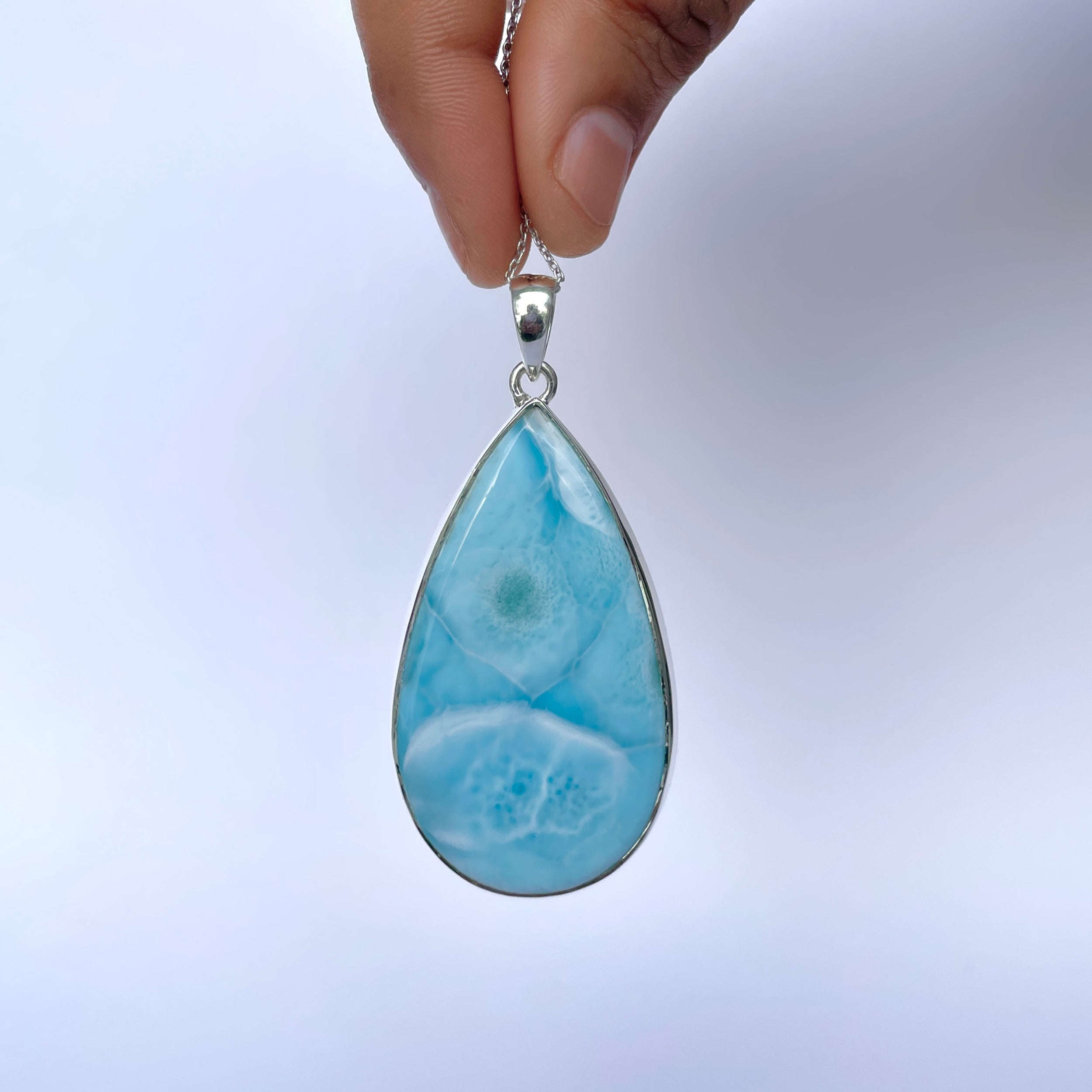 Larimar Pendant-(LAR-P-2034.)