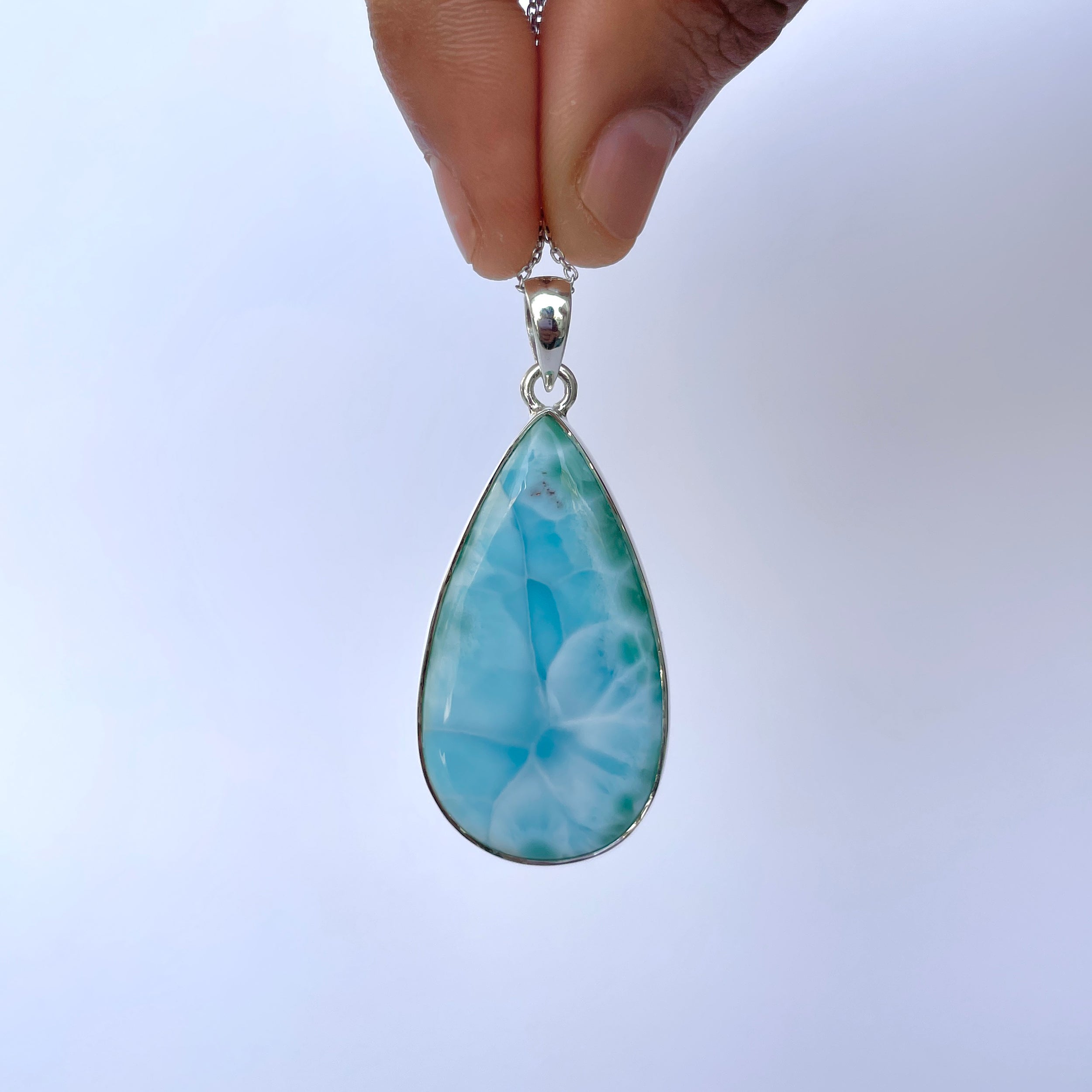 Larimar Pendant-(LAR-P-2035.)