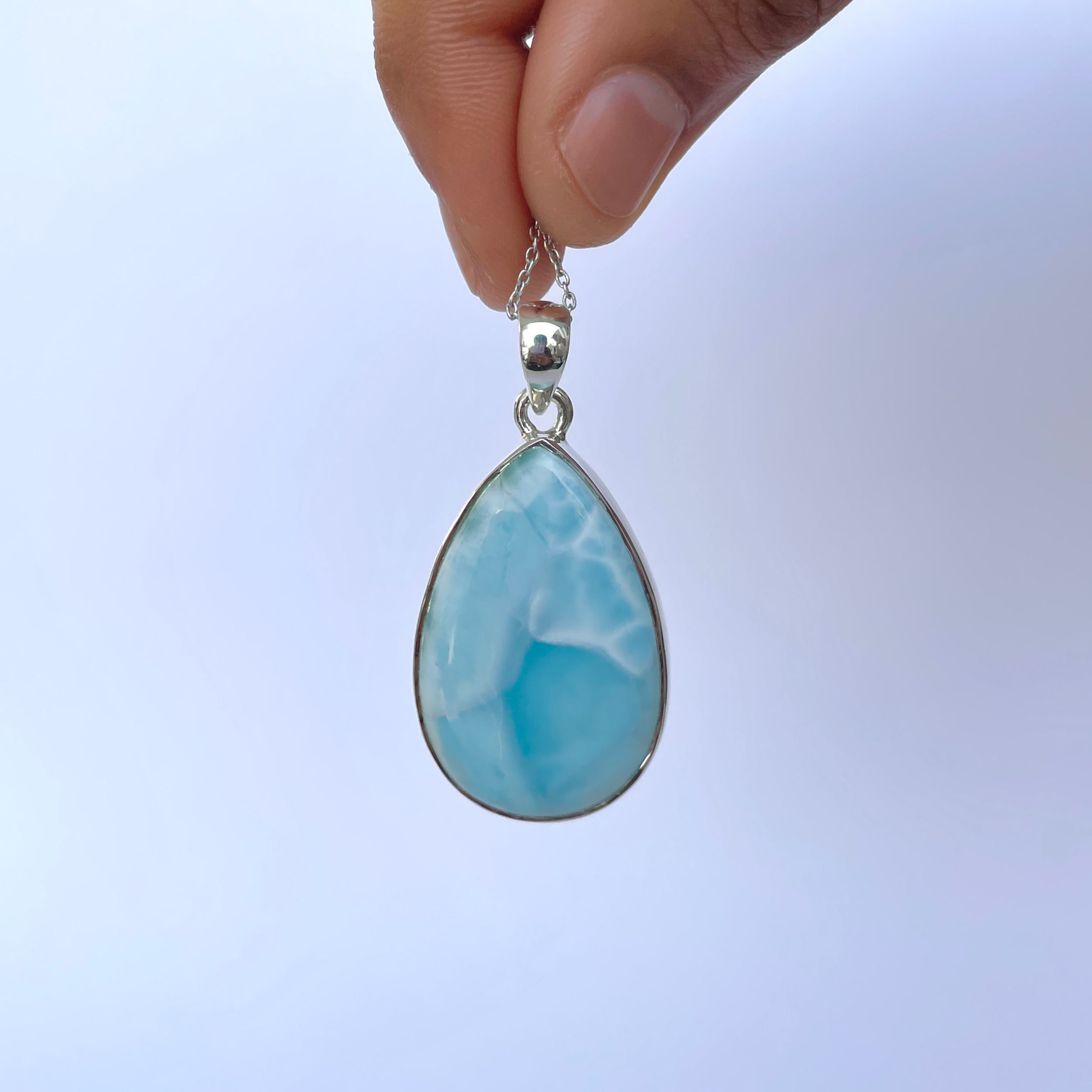 Larimar Pendant-(LAR-P-2036.)