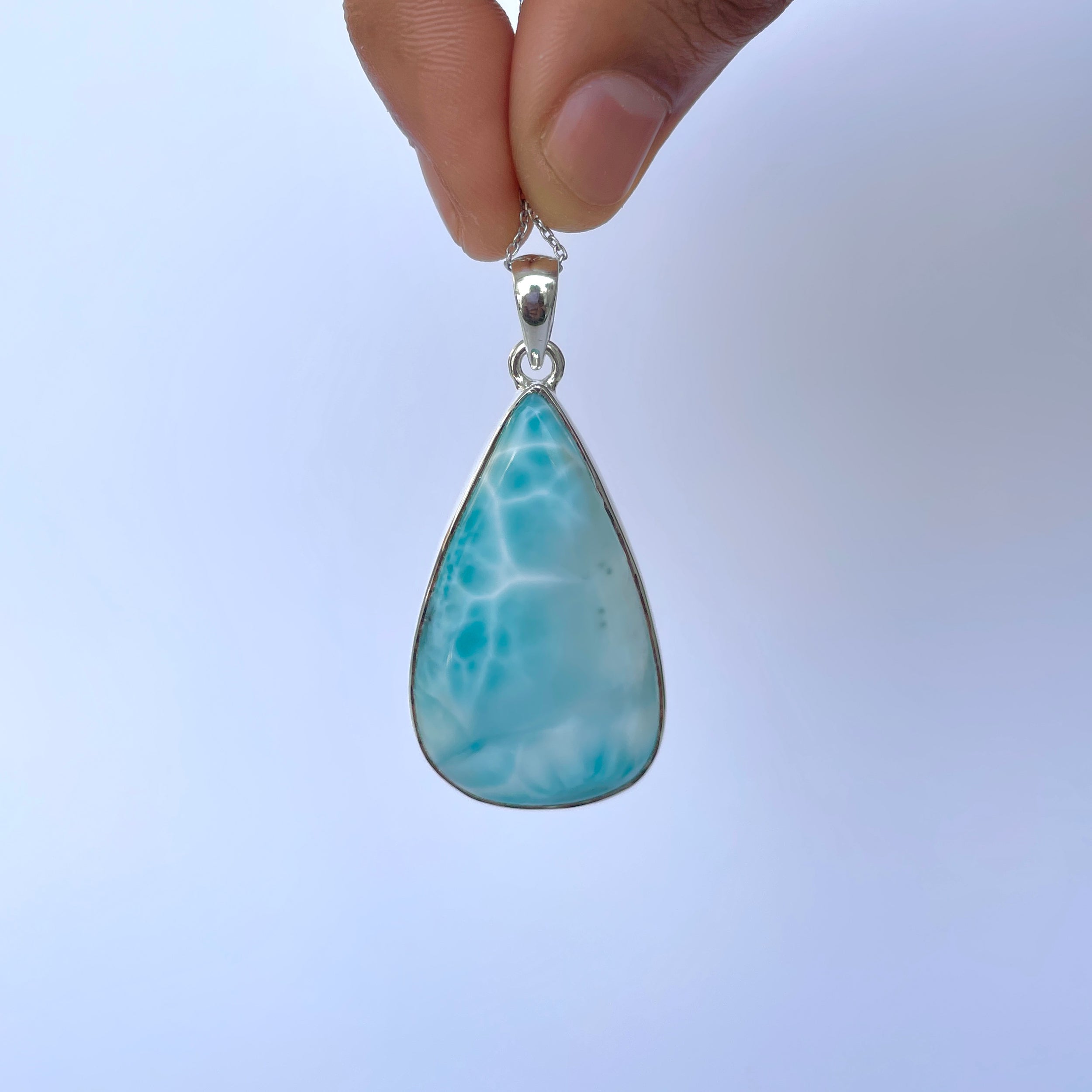 Larimar Pendant-(LAR-P-2038.)