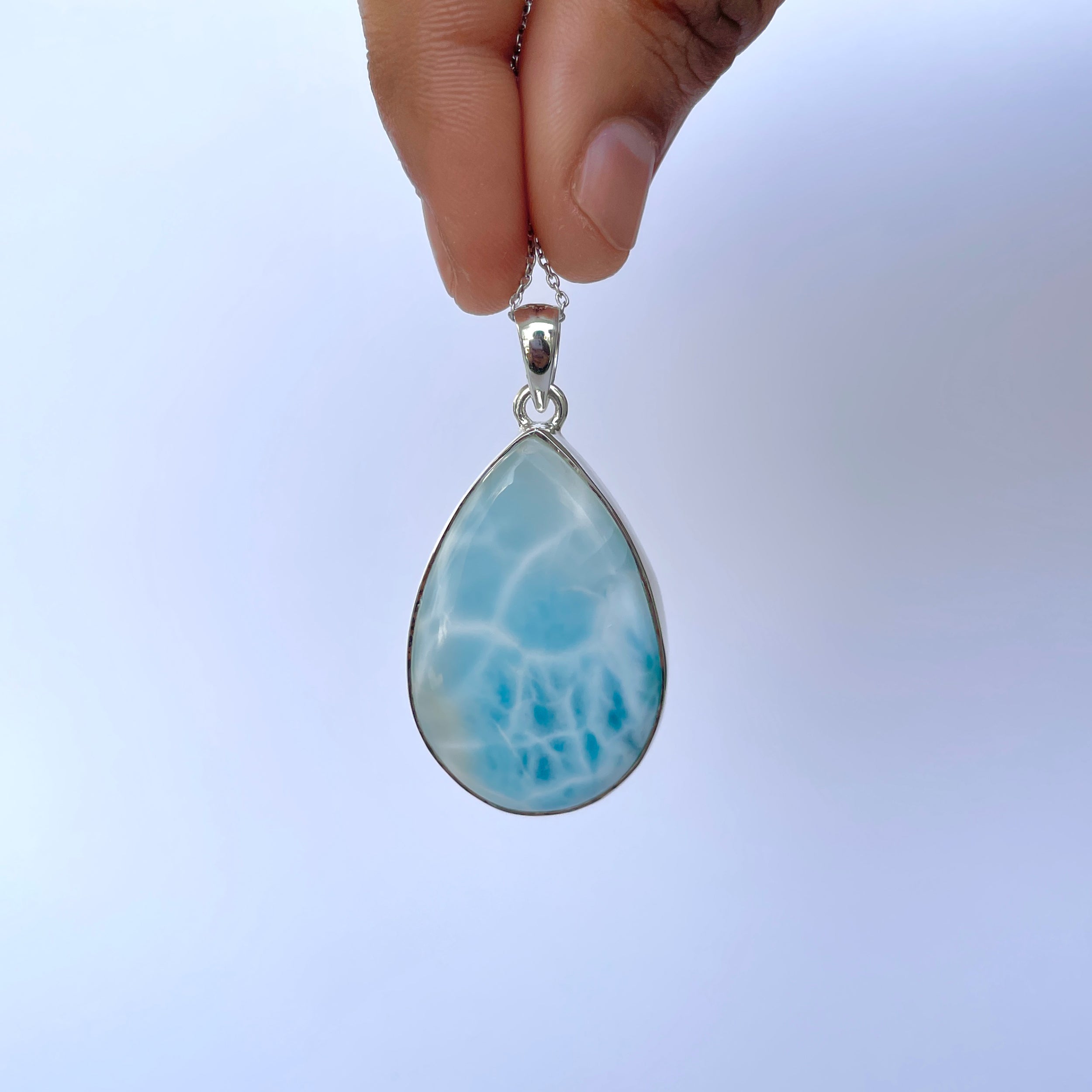 Larimar Pendant-(LAR-P-2039.)