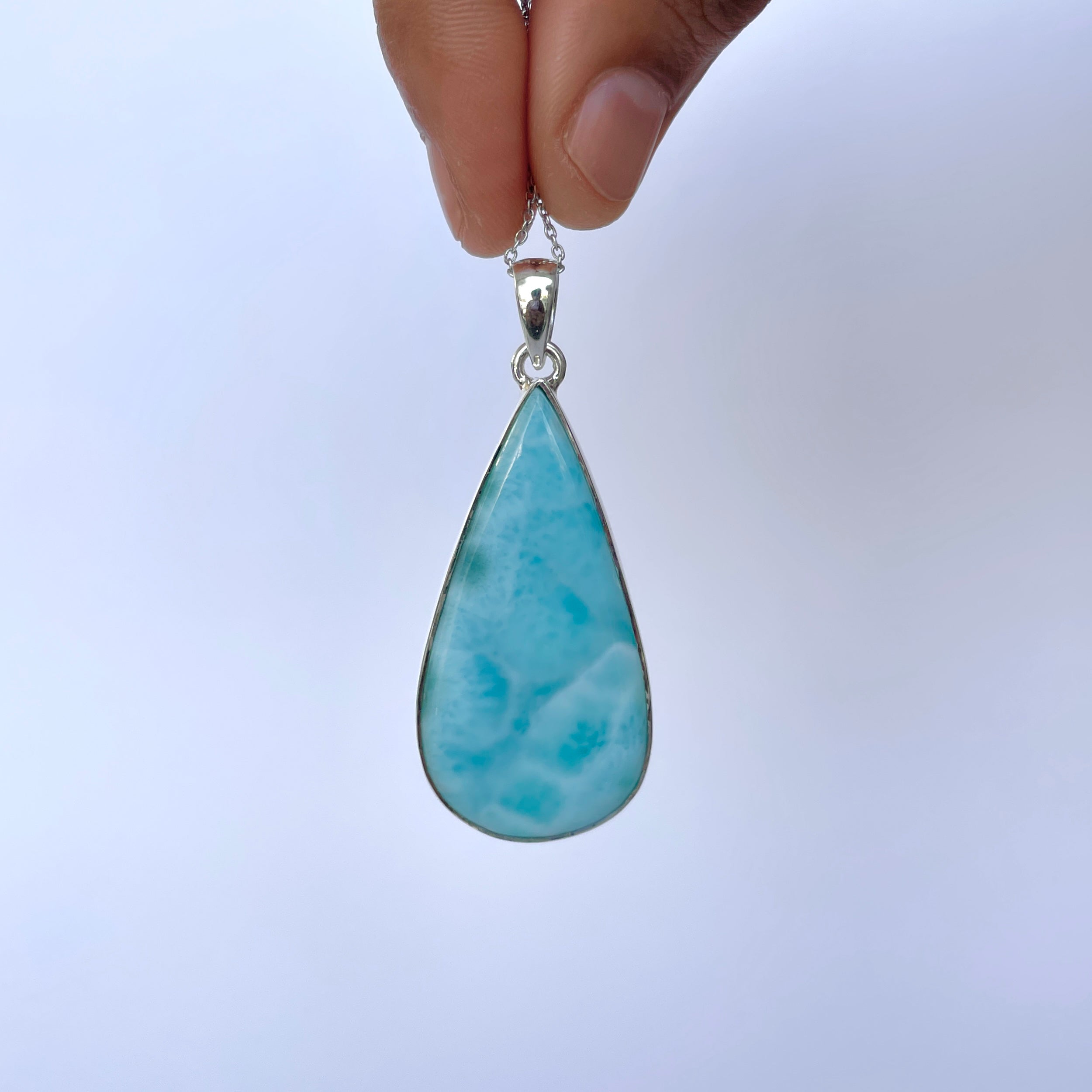 Larimar Pendant-(LAR-P-2042.)