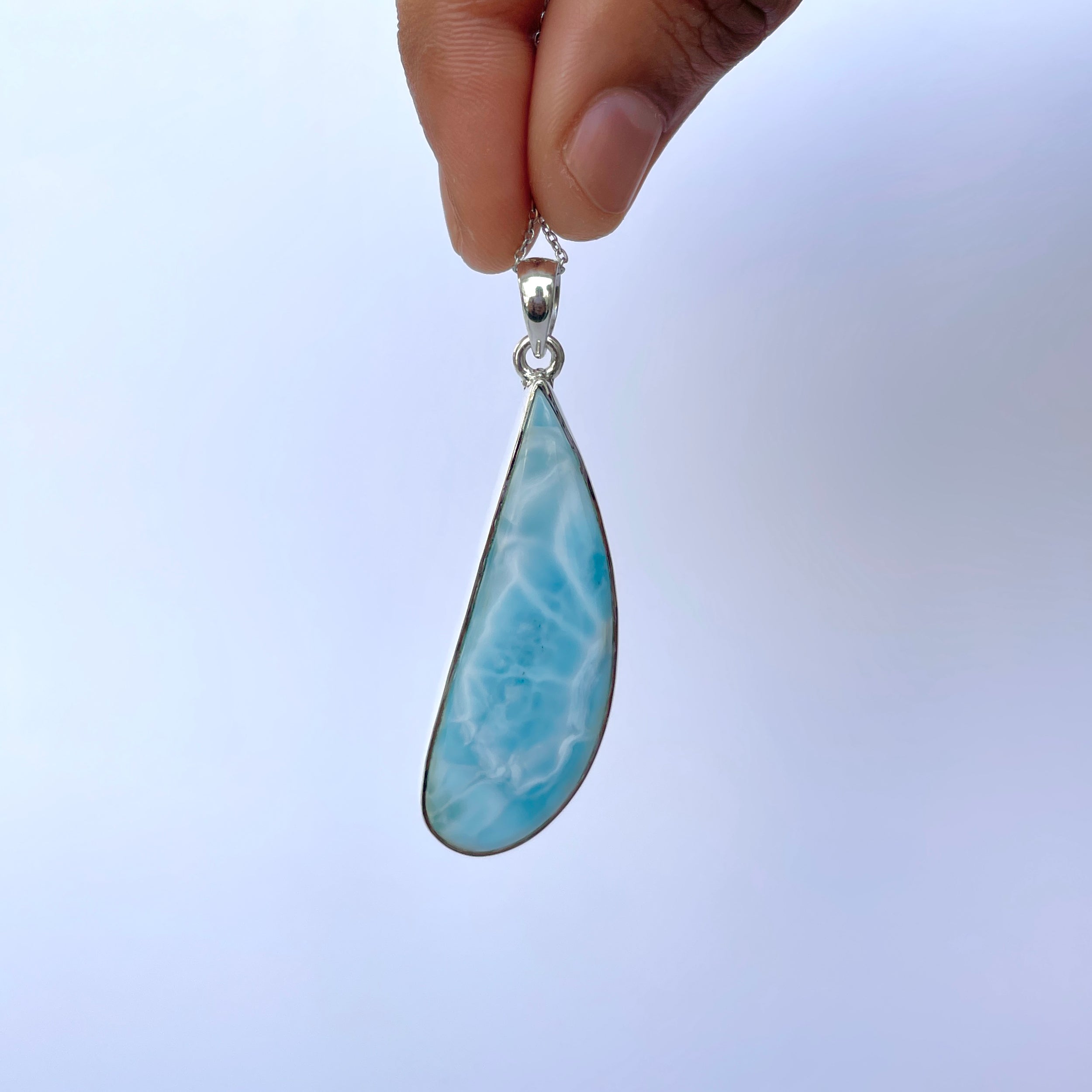 Larimar Pendant-(LAR-P-2043.)