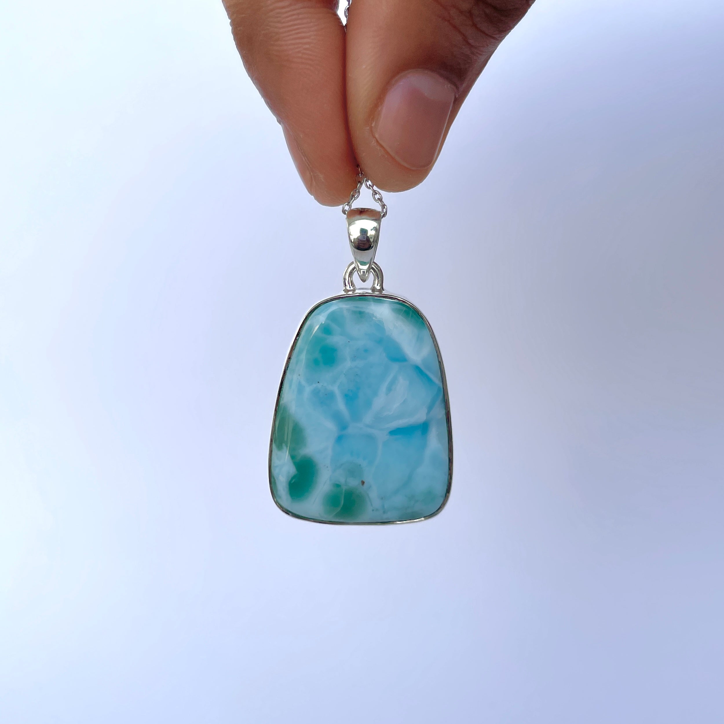Larimar Pendant-(LAR-P-2045.)