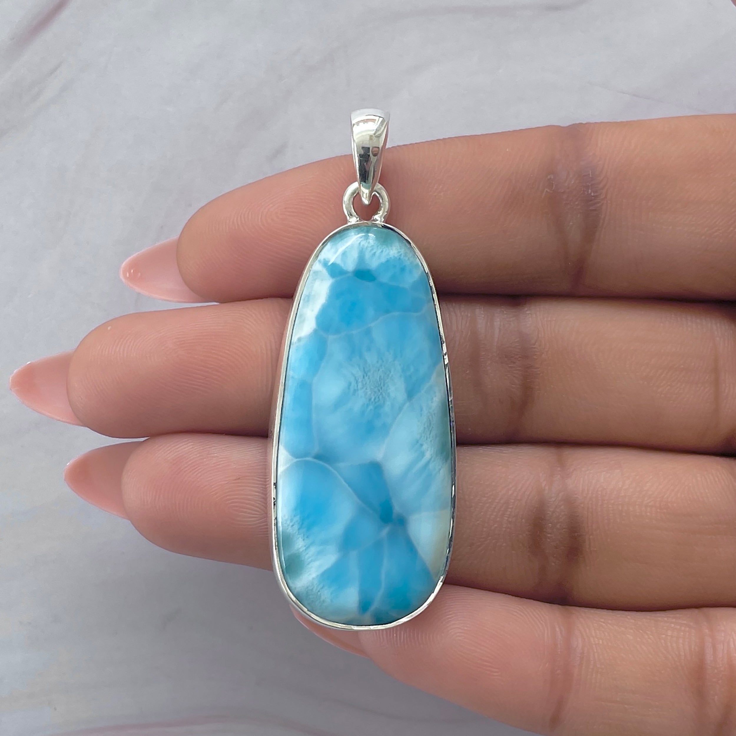 Larimar Pendant-(LAR-P-2050.)