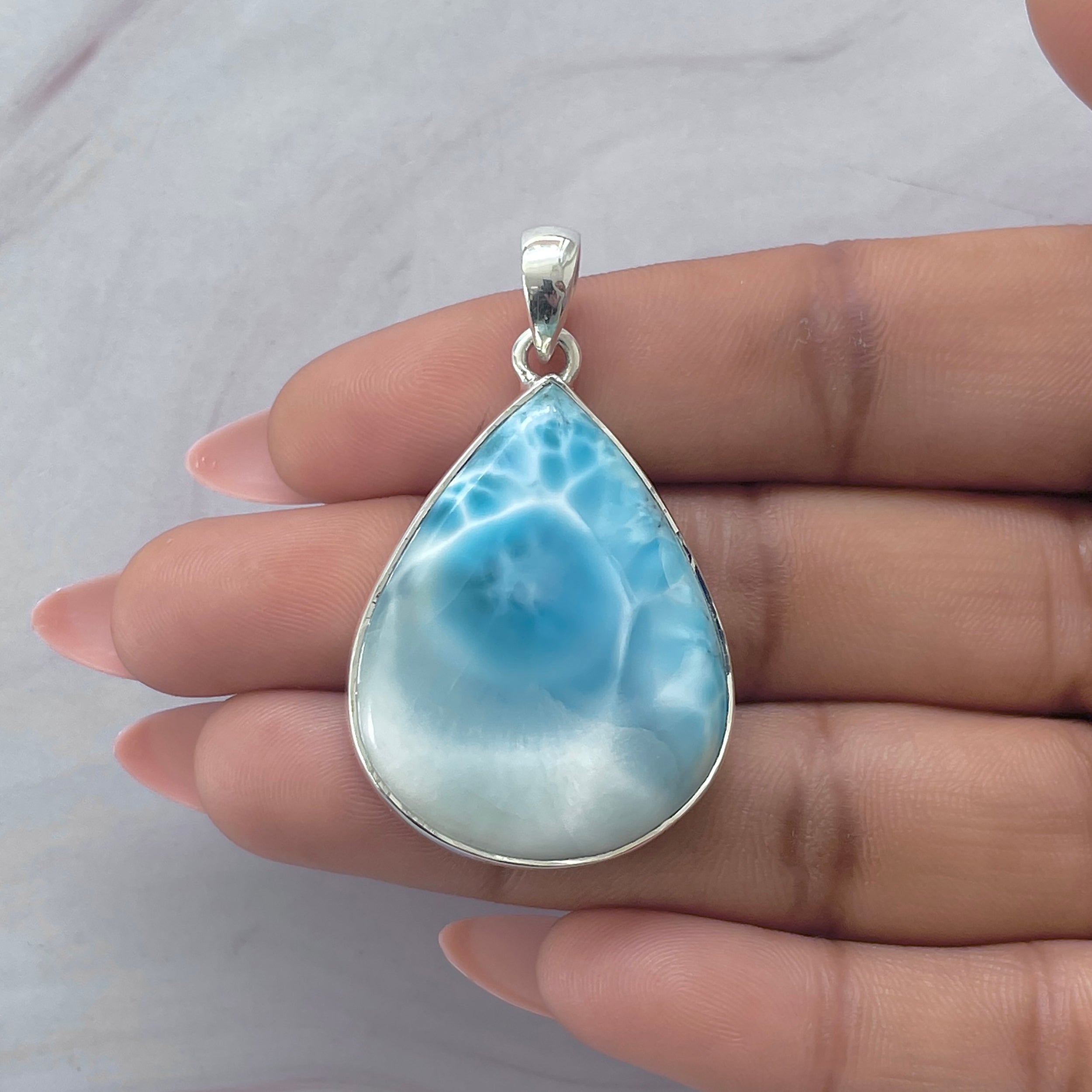 Larimar Pendant-(LAR-P-2051.)