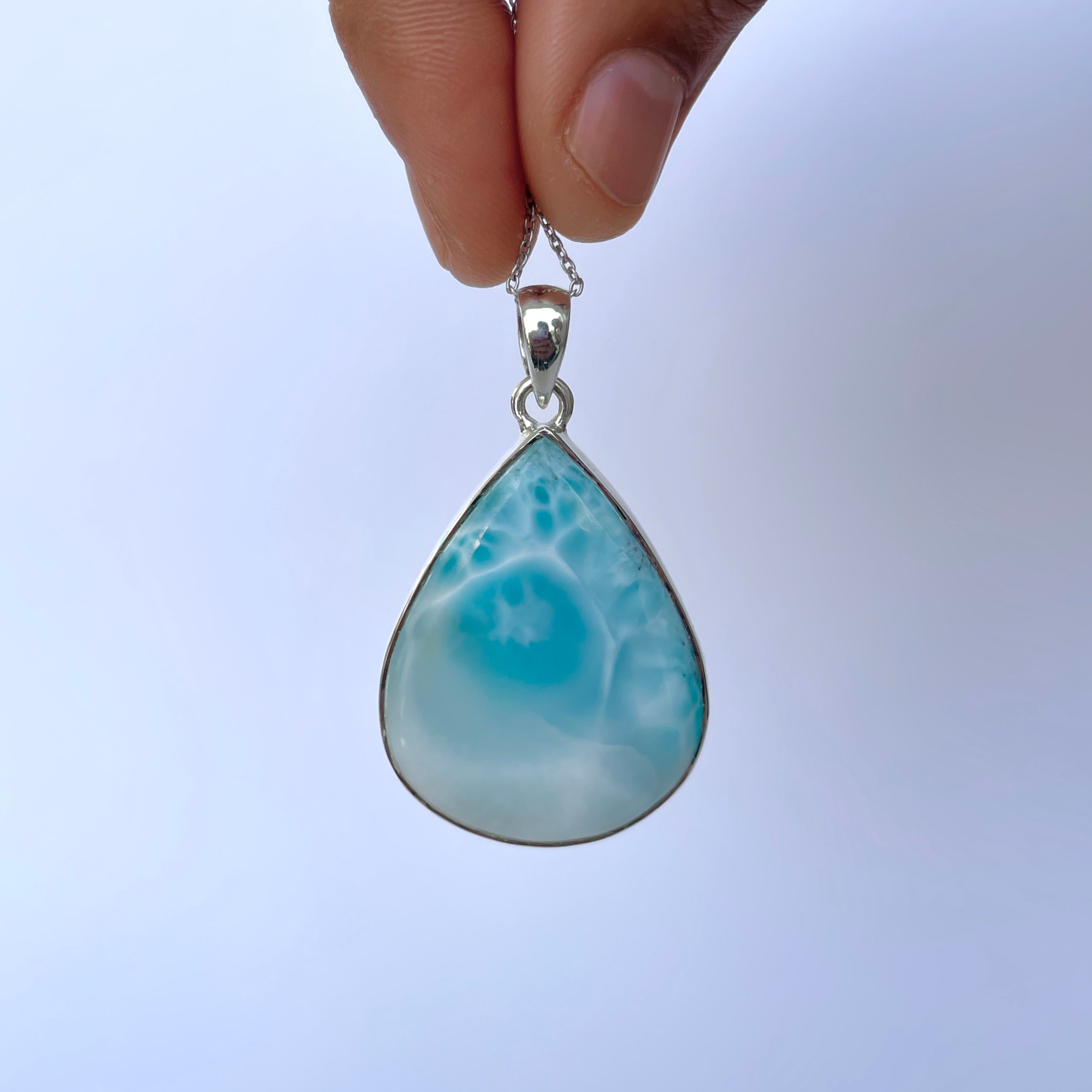 Larimar Pendant-(LAR-P-2051.)