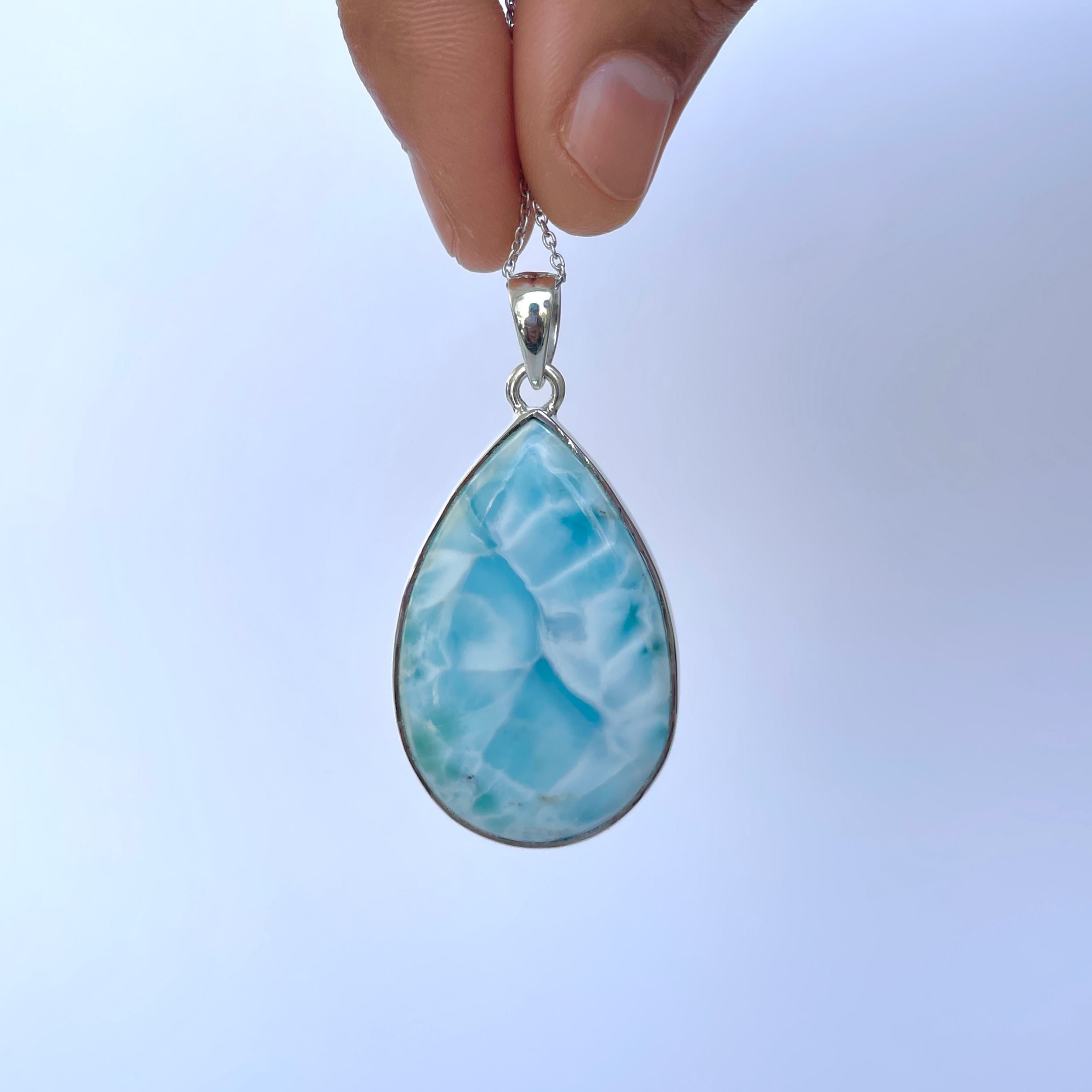 Larimar Pendant-(LAR-P-2052.)