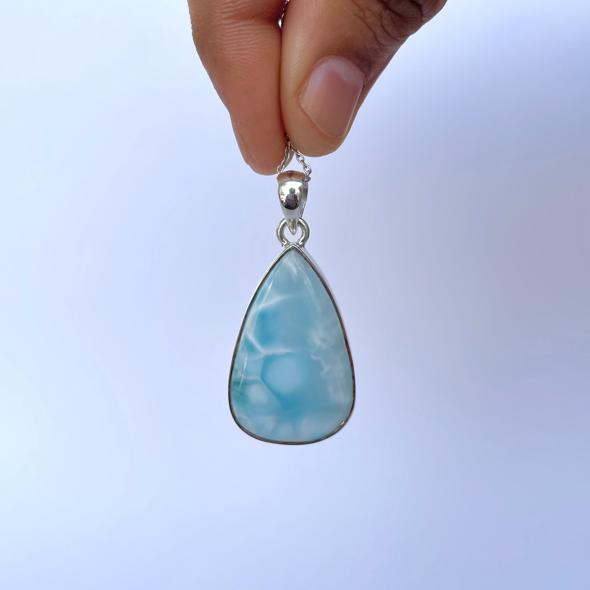 Larimar Pendant-(LAR-P-2054.)