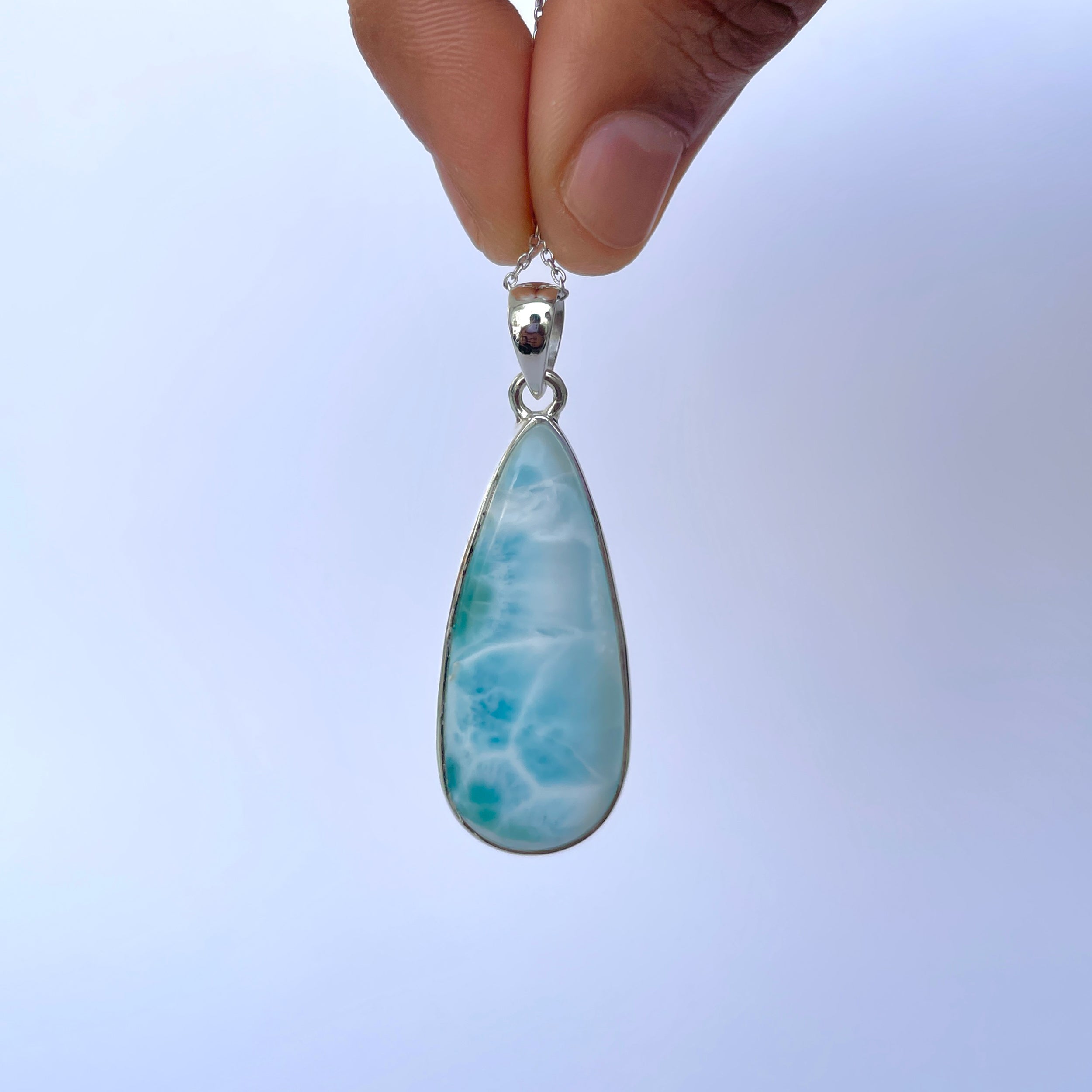 Larimar Pendant-(LAR-P-2055.)