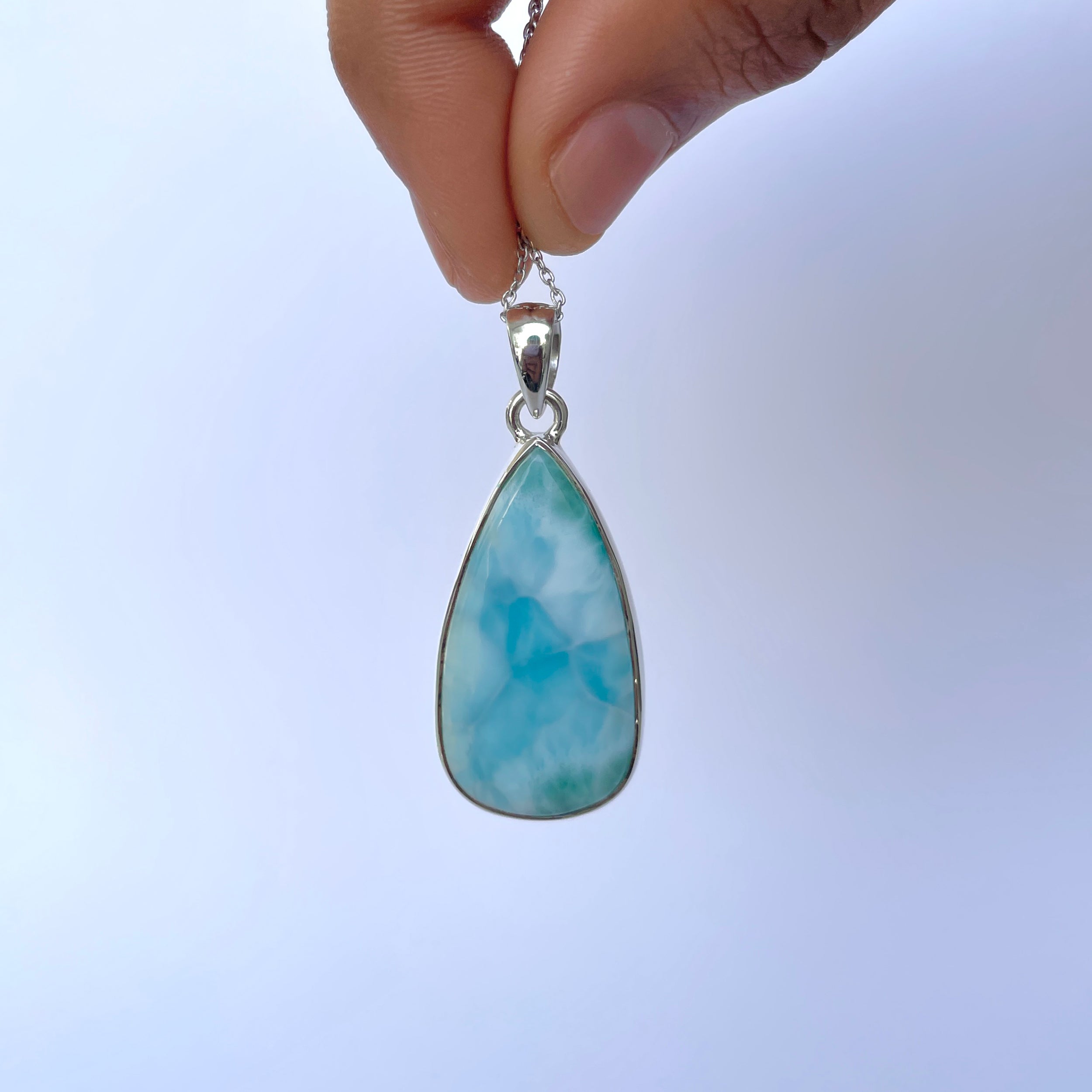 Larimar Pendant-(LAR-P-2057.)