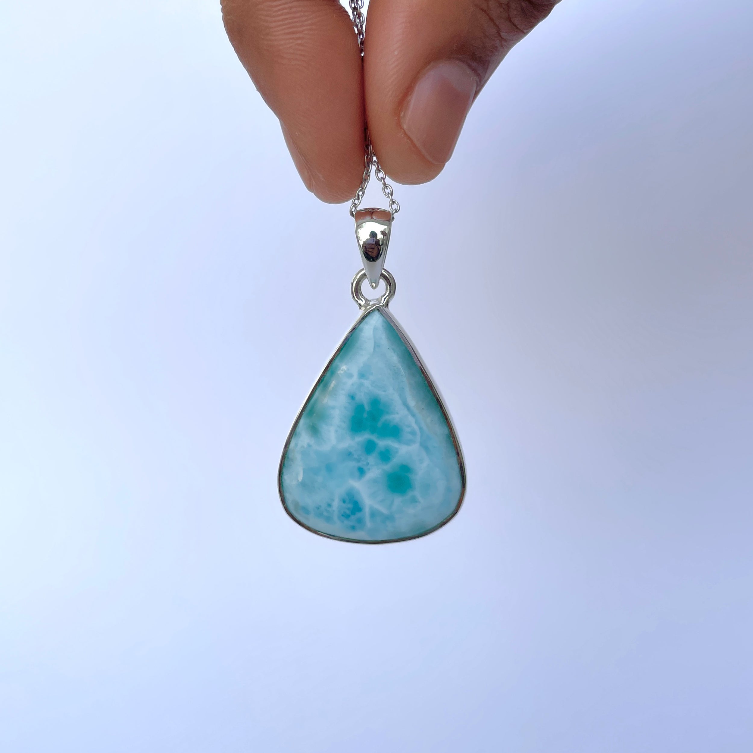 Larimar Pendant-(LAR-P-2058.)